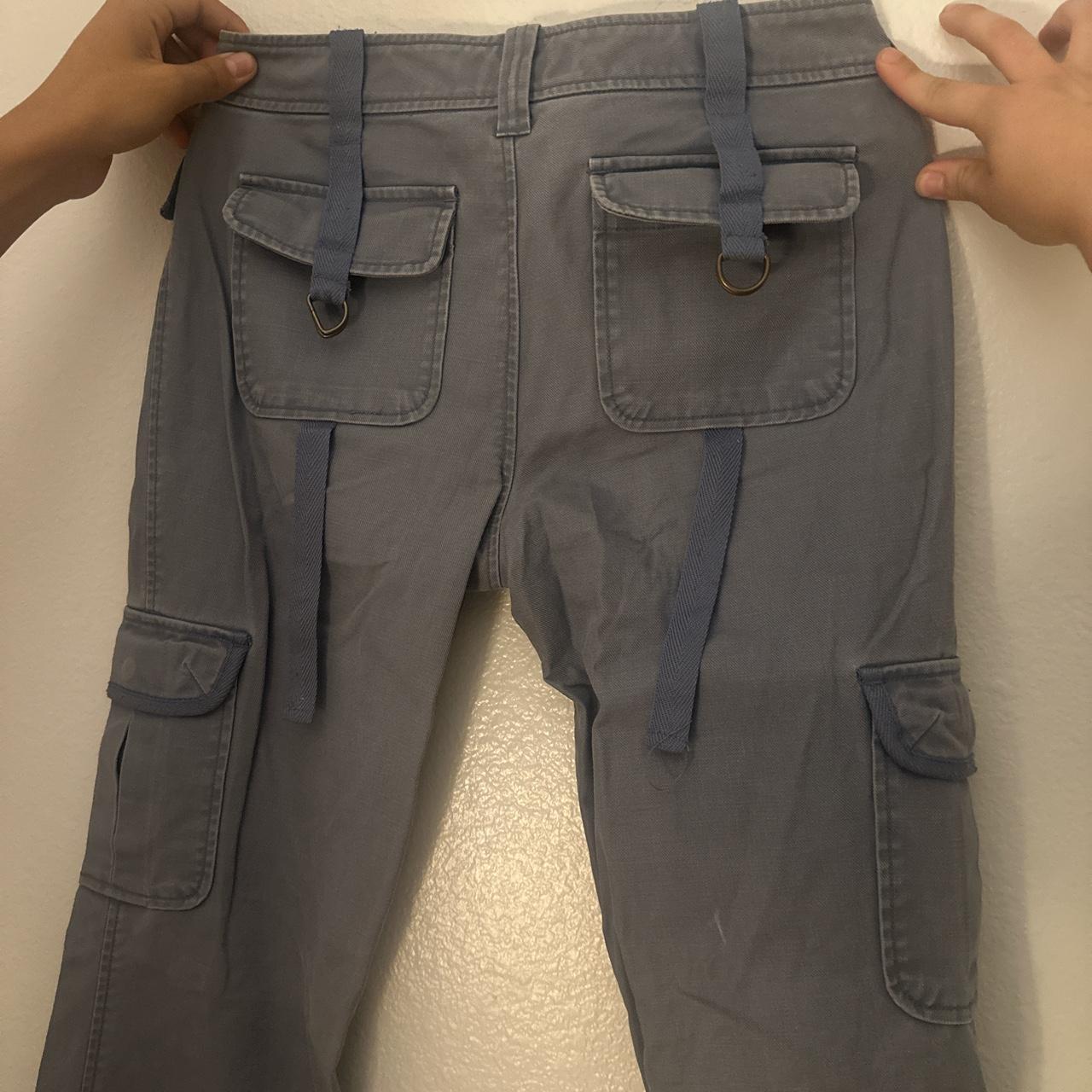 Shop Armani Exchange Men's Blue Cargo Trousers up to 50% Off | DealDoodle