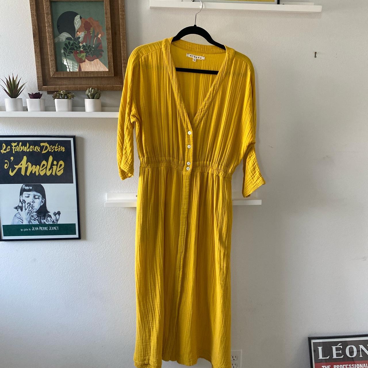 XIRENA Women's Yellow Dress (2)