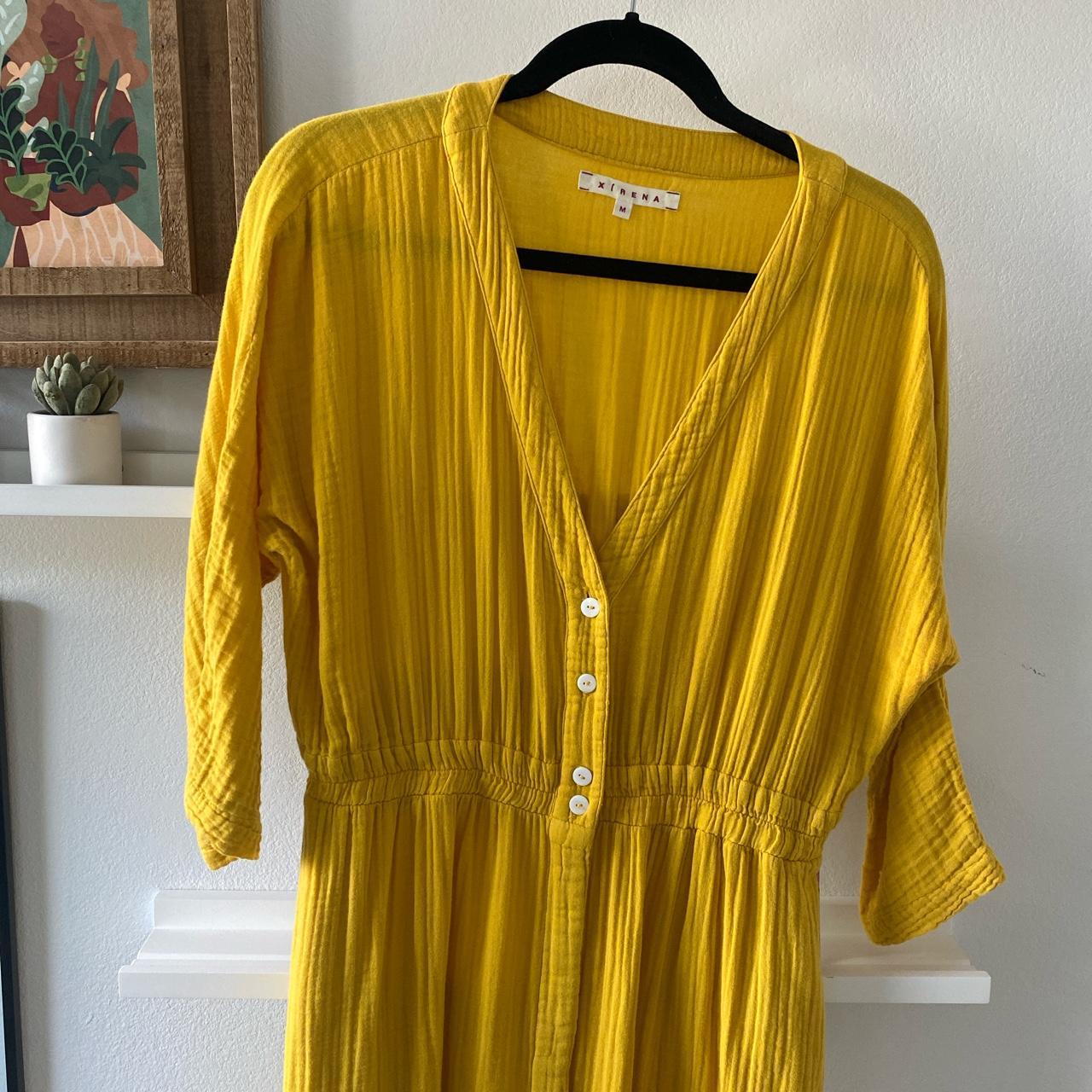 XIRENA Women's Yellow Dress