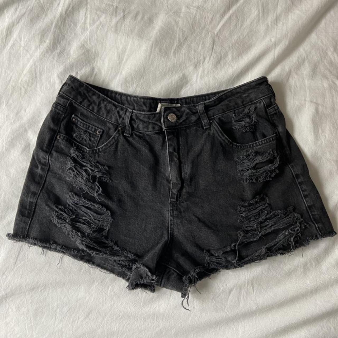 Topshop Women's Black Shorts | Depop