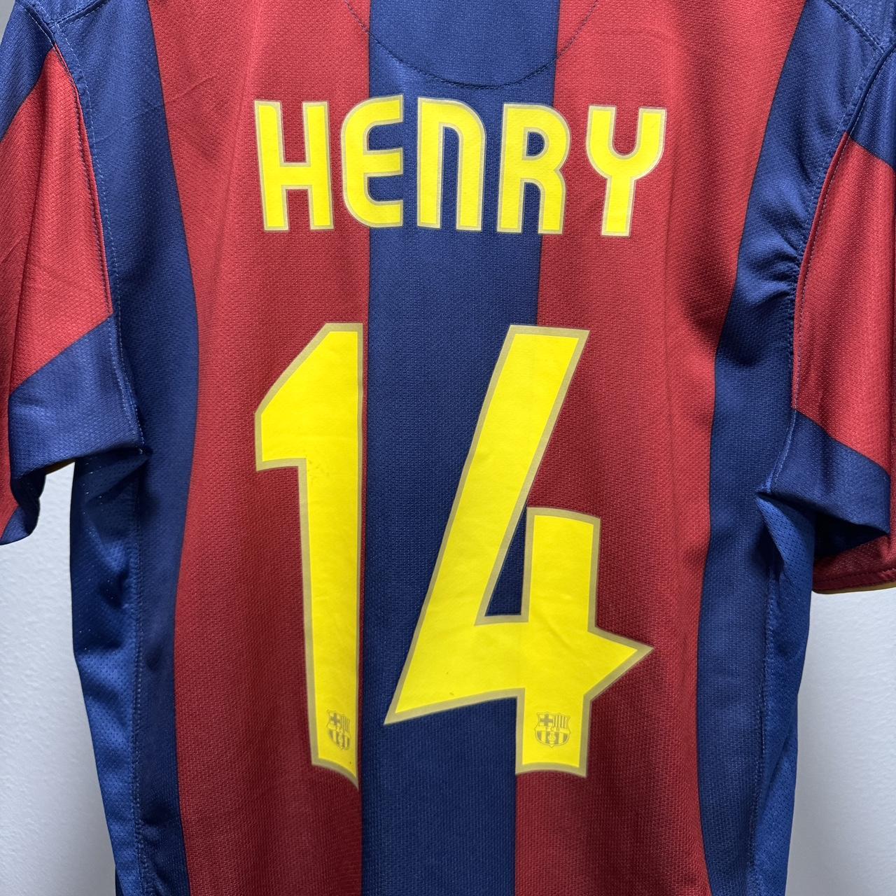 2007 Barcelona home Thierry Henry jersey 100%... - Depop