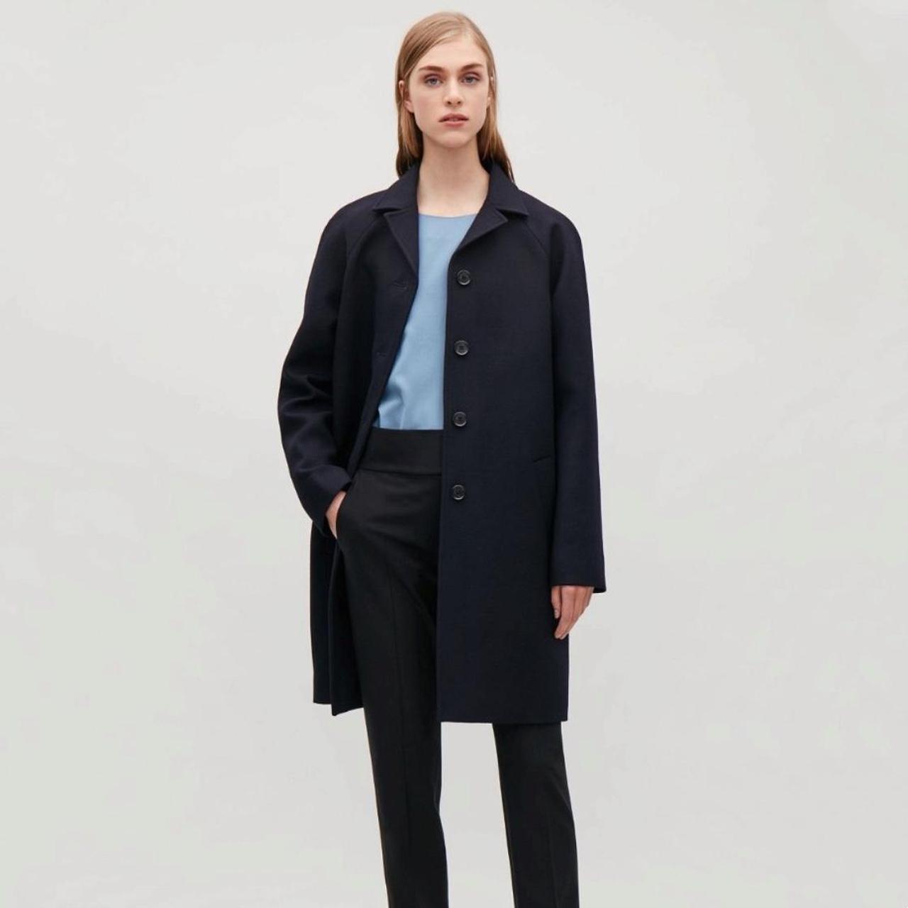 Cos clearance navy coat