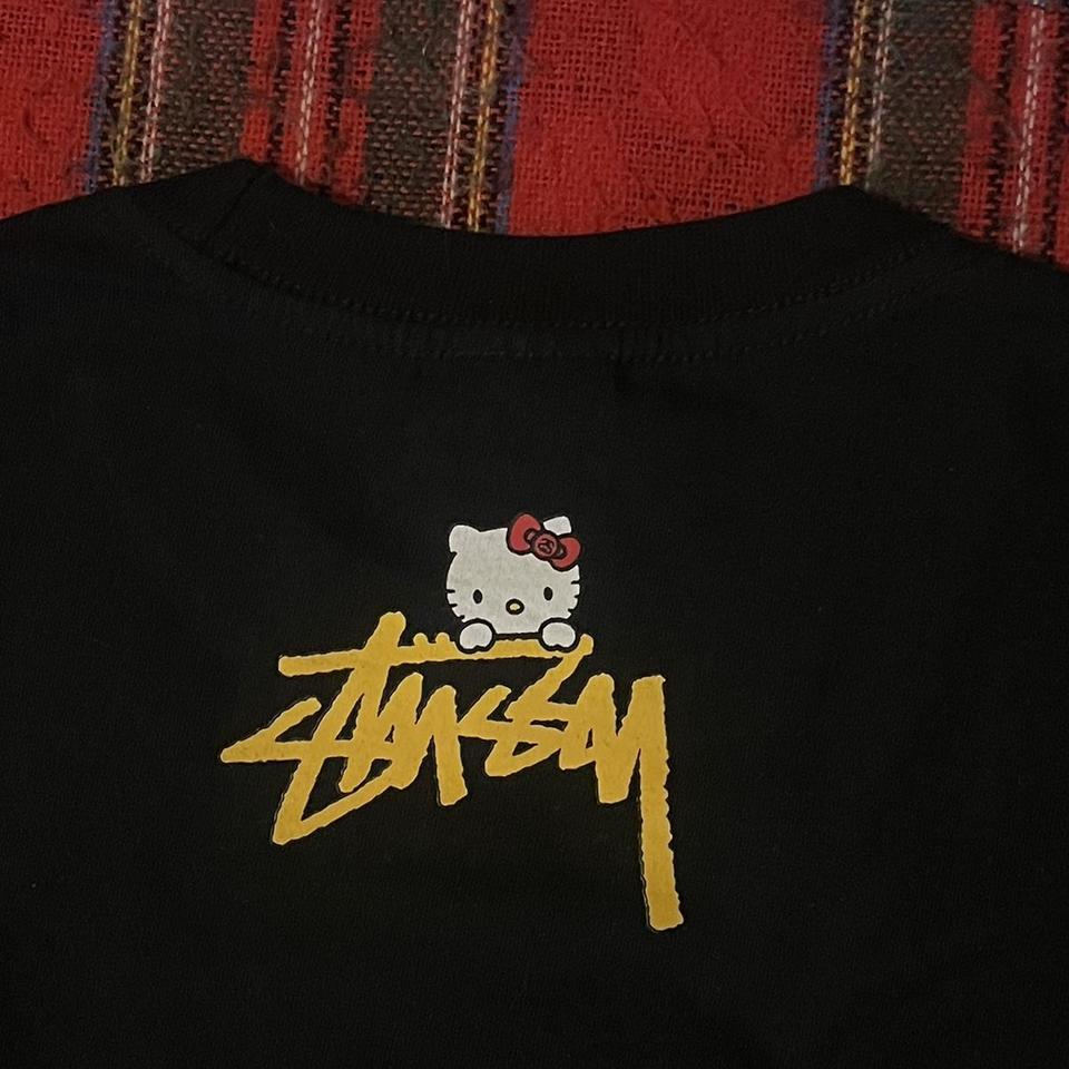 Stussy hello discount kitty shirt