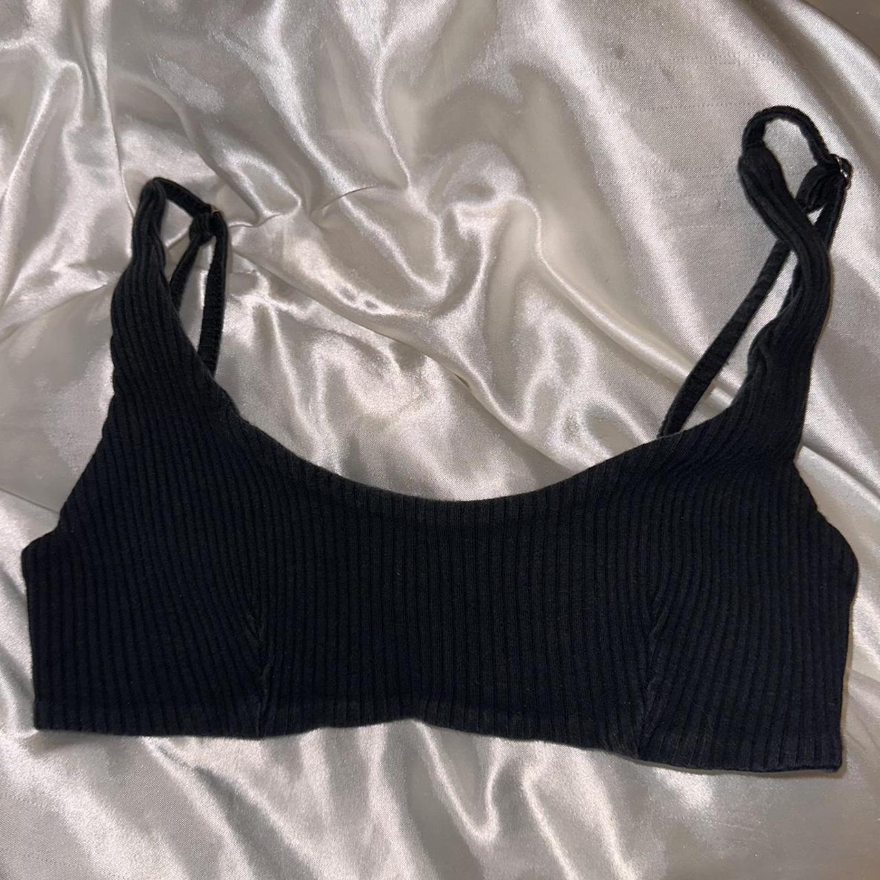 Princess Polly Ribbed Bralette Size 6 Depop