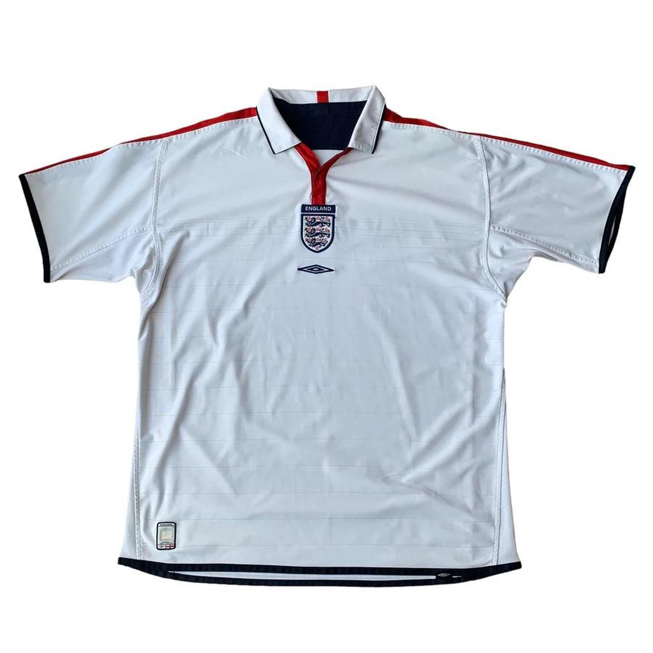 2003 05 ENGLAND HOME FOOTBALL SHIRT - XXL Condition... - Depop