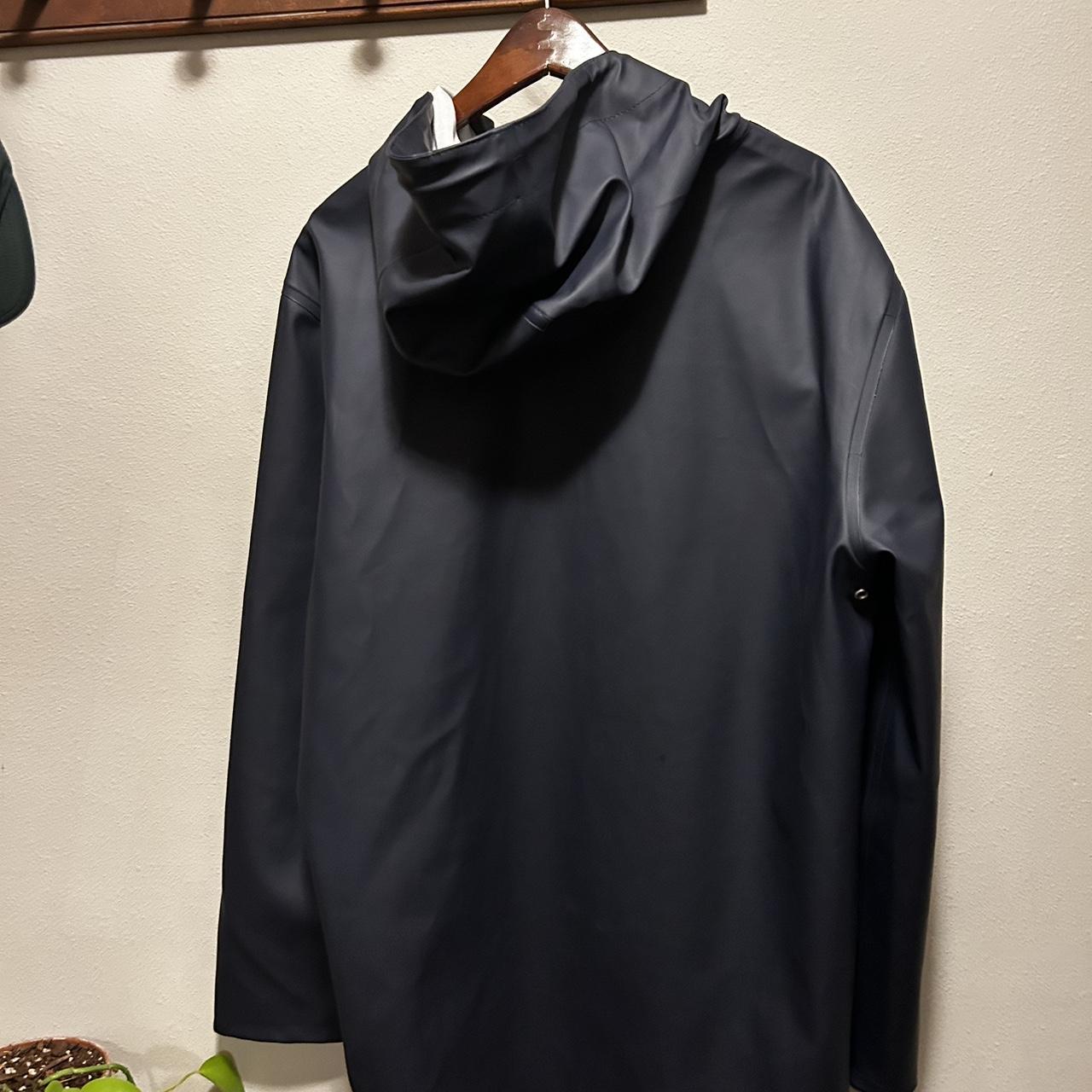 Stutterheim Men's Navy Coat (2)