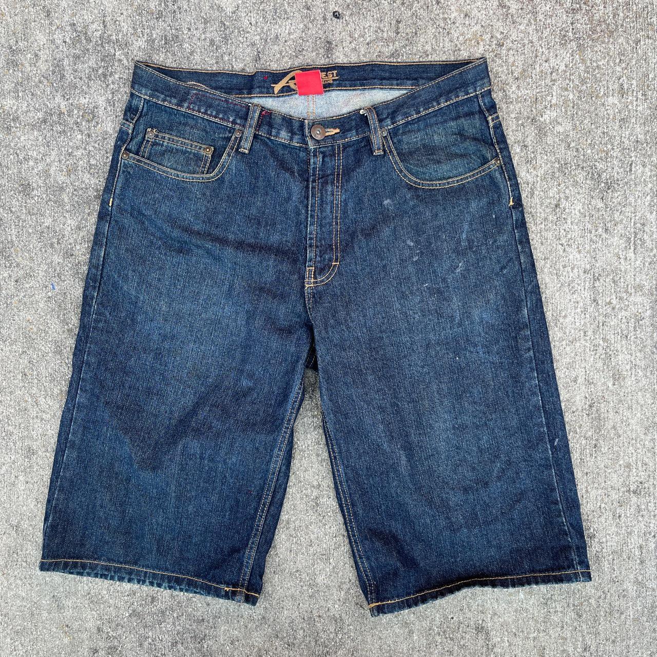 Y2k Request Baggy Denim Jean Shorts. Measured size... - Depop