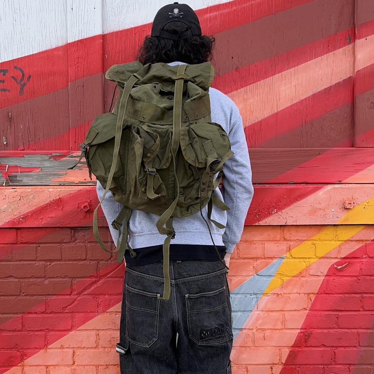 Vintage U.S. Military Backpack. Has some distressing... Depop