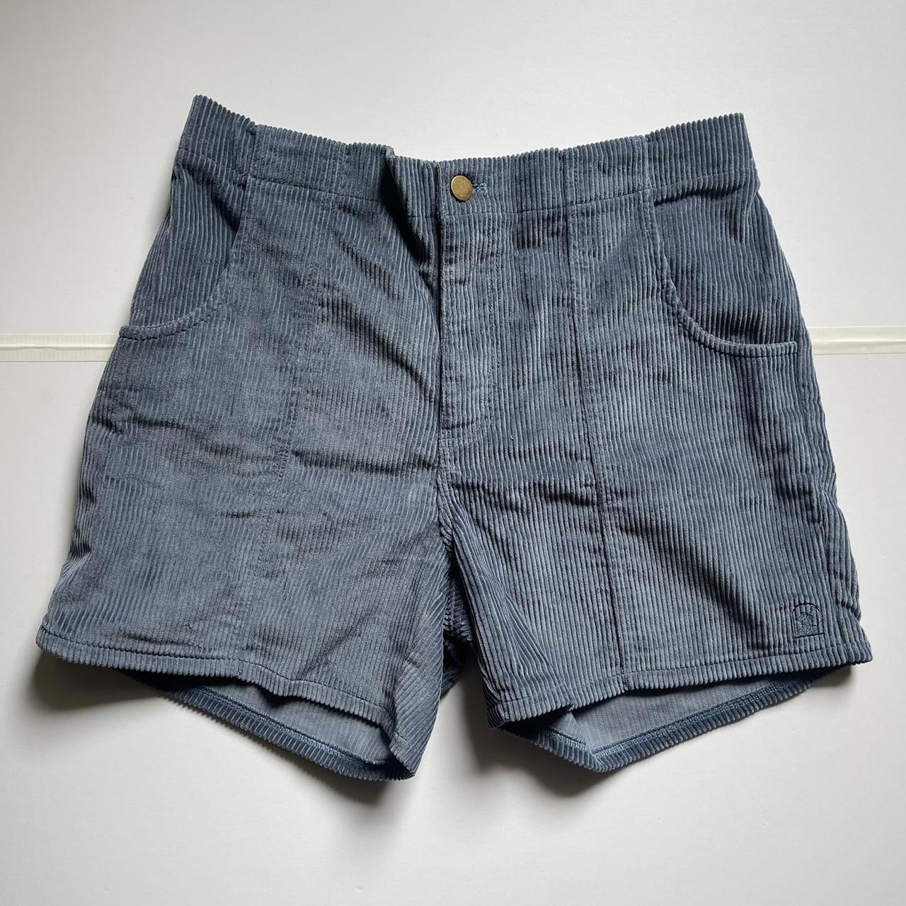 The Corsica Corduroy Shorts - Blue Topaz Size 32... - Depop