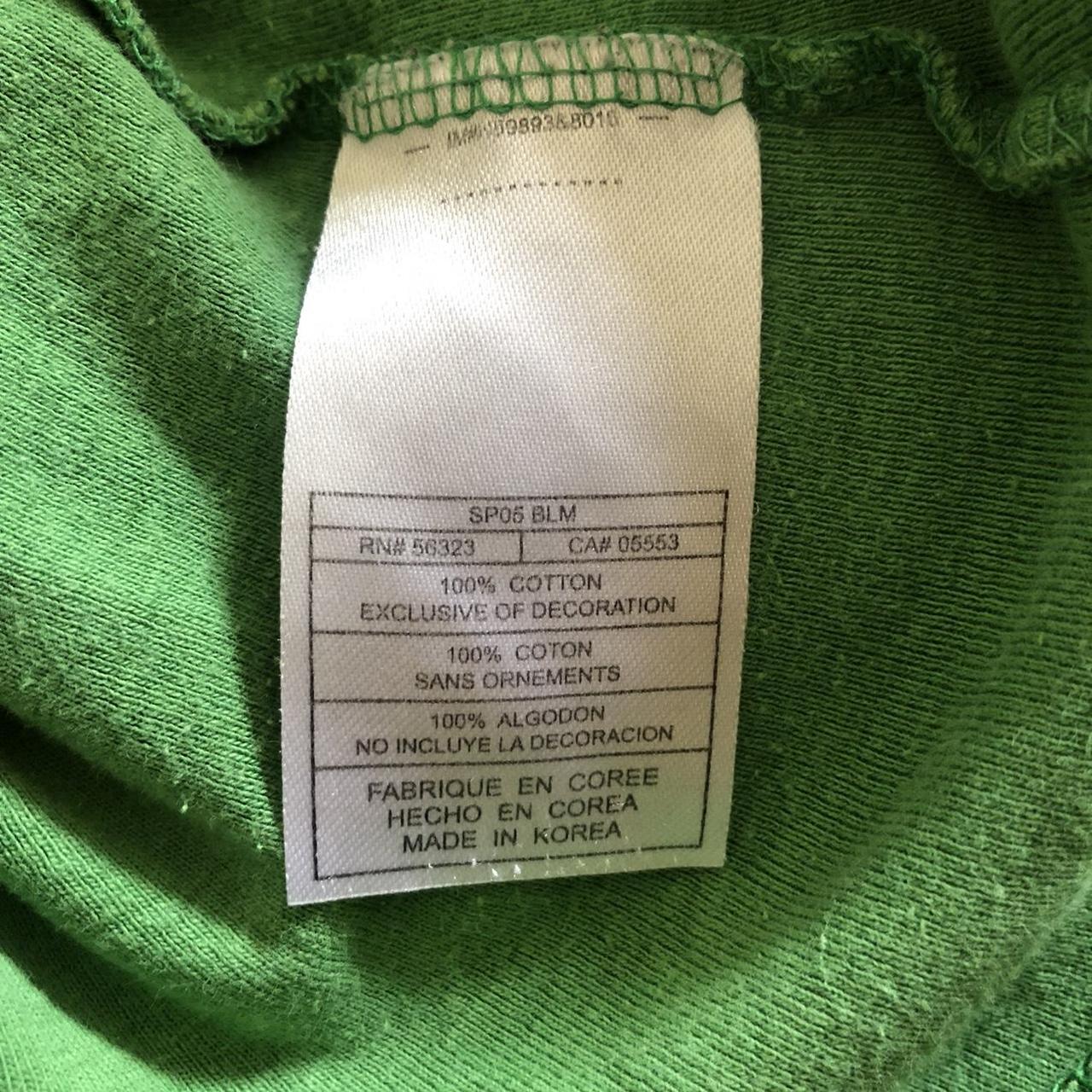 Nike Women's Green and White T-shirt | Depop