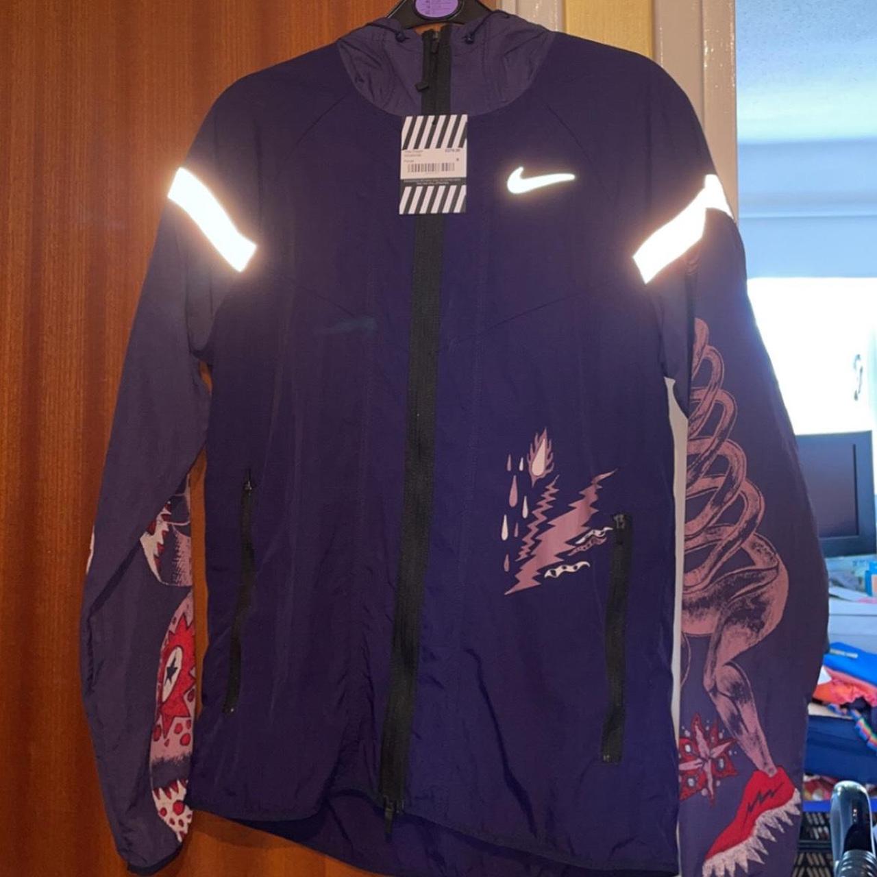 ジャケット・アウター 00s NIKE Tn AIR wave design teck jkt y2k 00s Nike Tn Jacket Black/Blue – welltosell