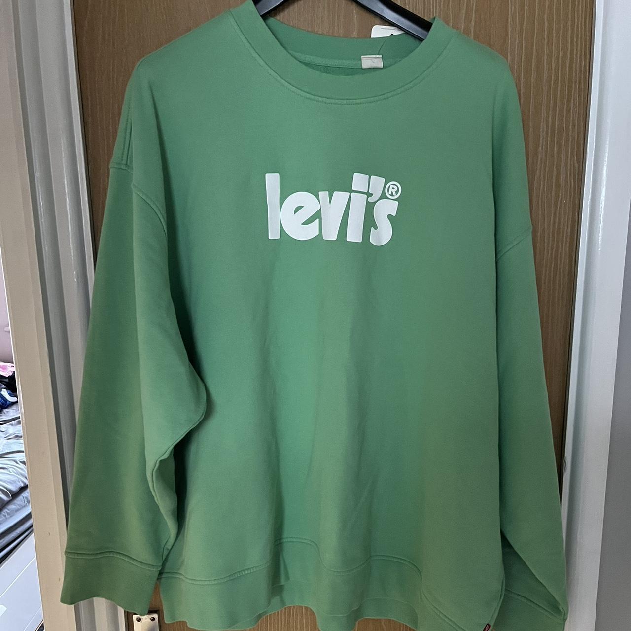 Green levis jumper best sale