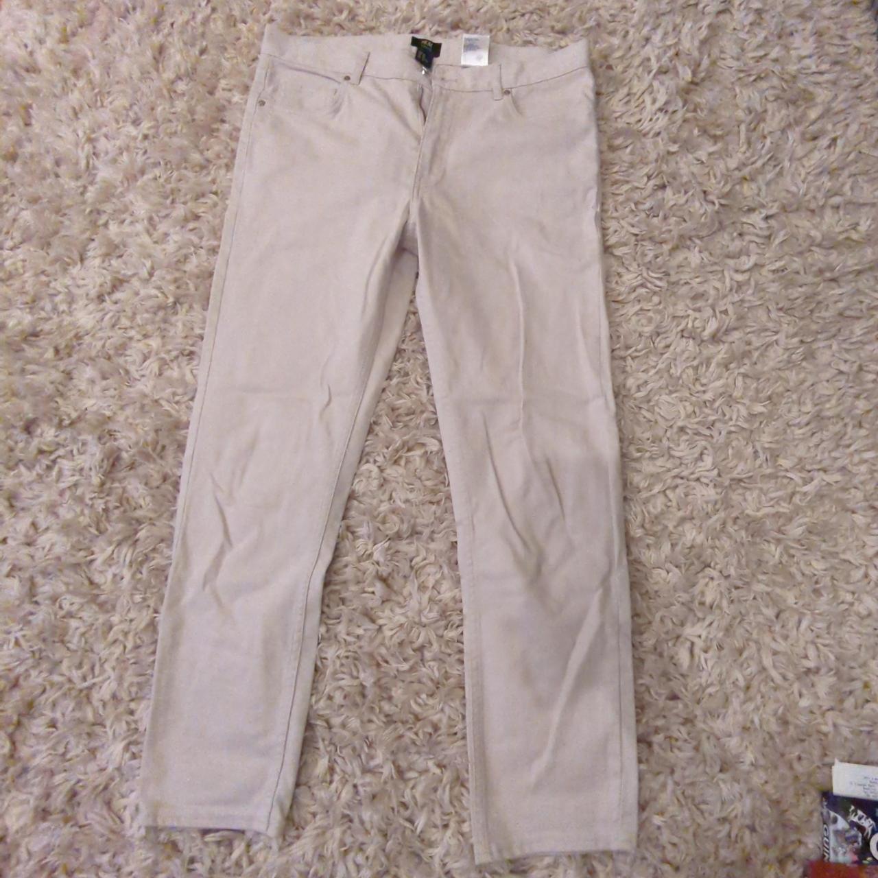 H&M Men's Cream Jeans | Depop