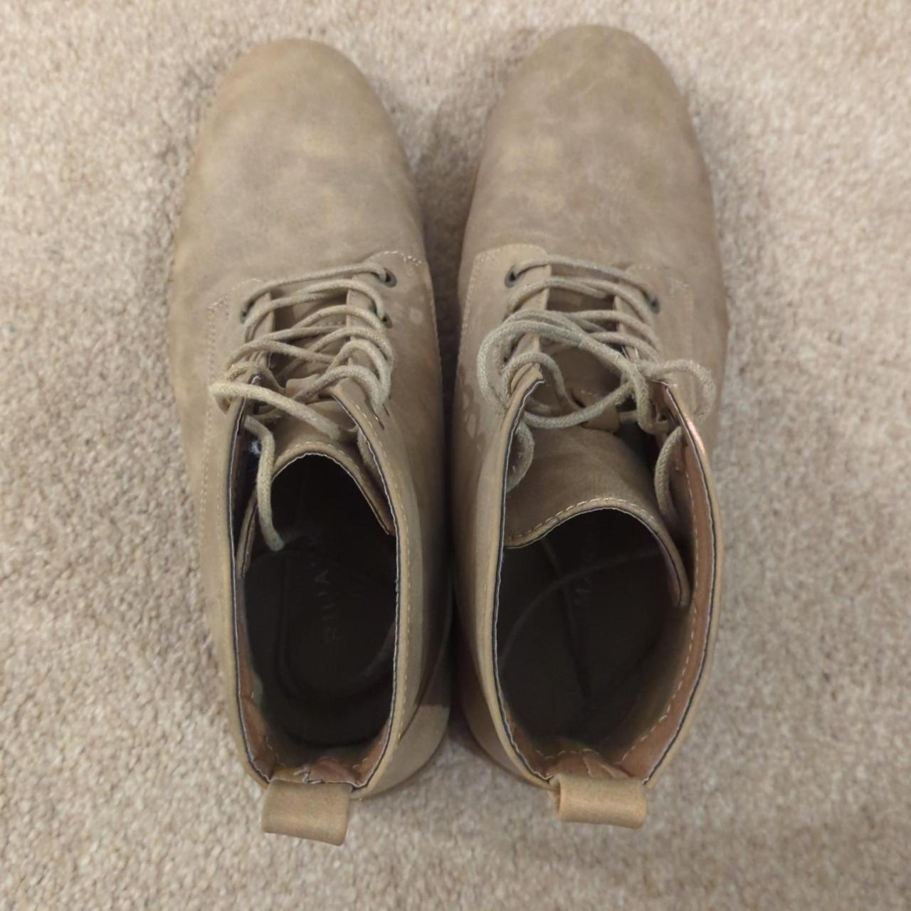 Men's beige Primark boots Size 9 UK Great... Depop