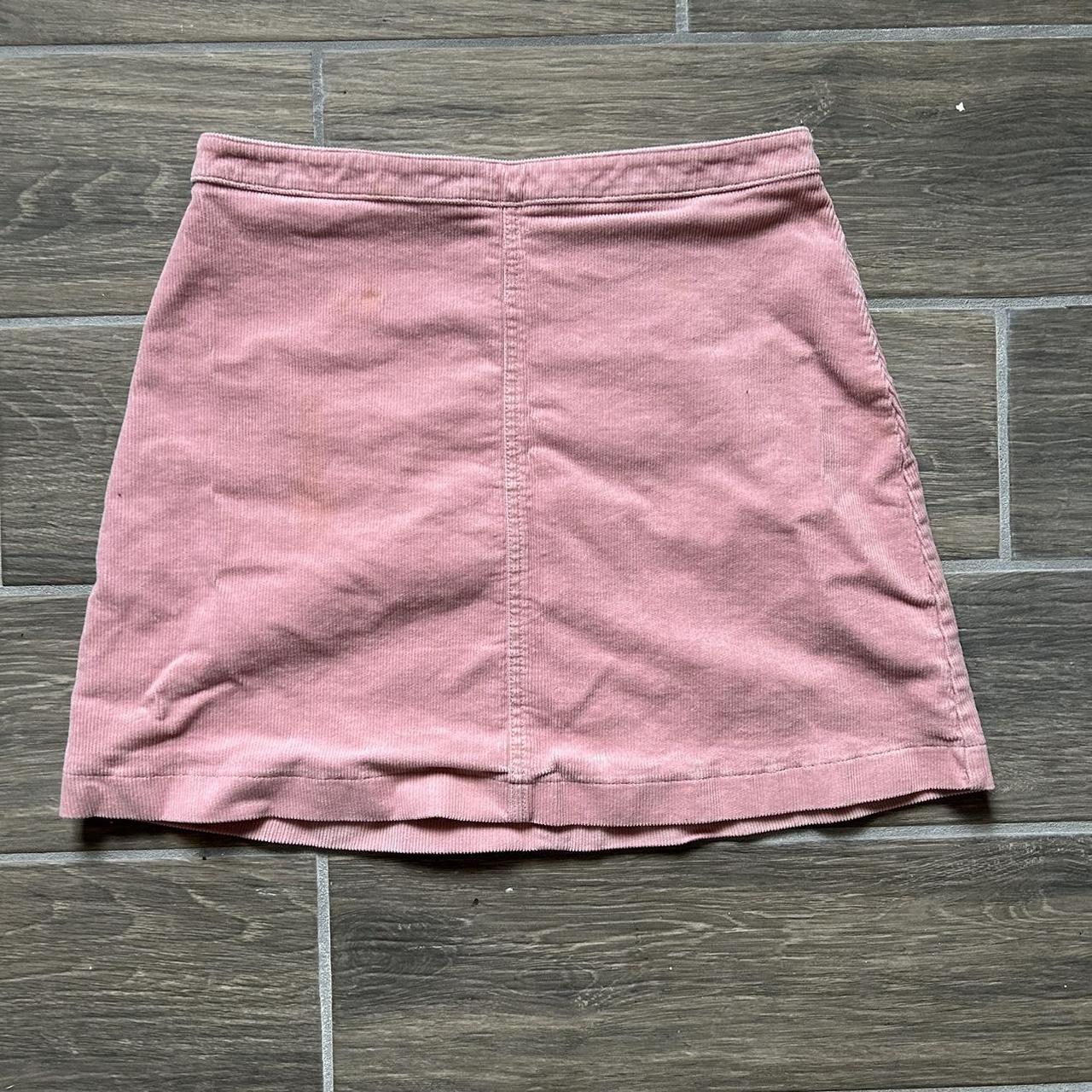 pink forever 21 skirt ♡ size large, fits more like... - Depop