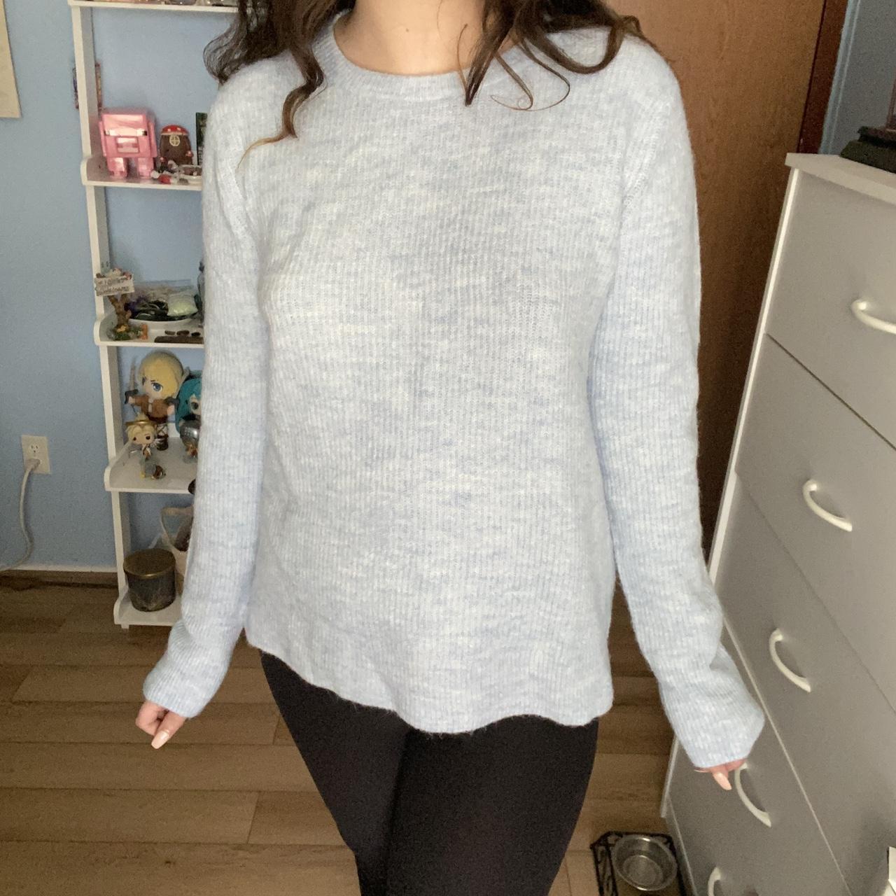 Light Blue Old Navy Sweater ♡ In Size Large ♡ In... - Depop