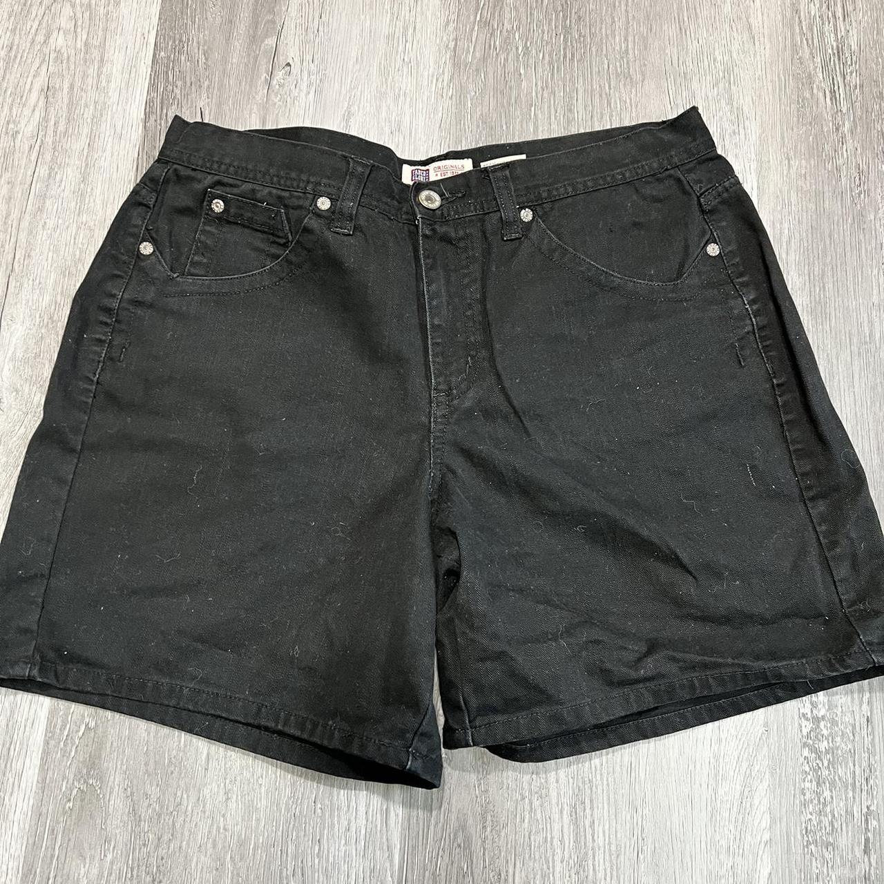 Faded glory black shorts hotsell