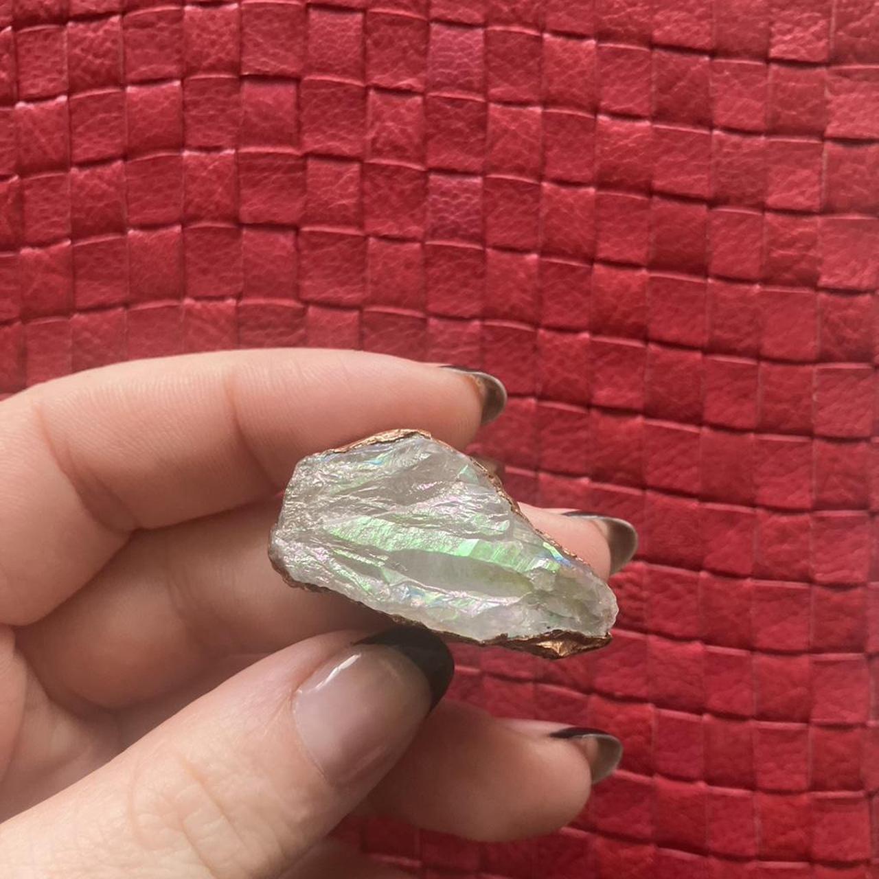 Women's Ring - Multi/Silver – Raw stone electrofo… - image 3