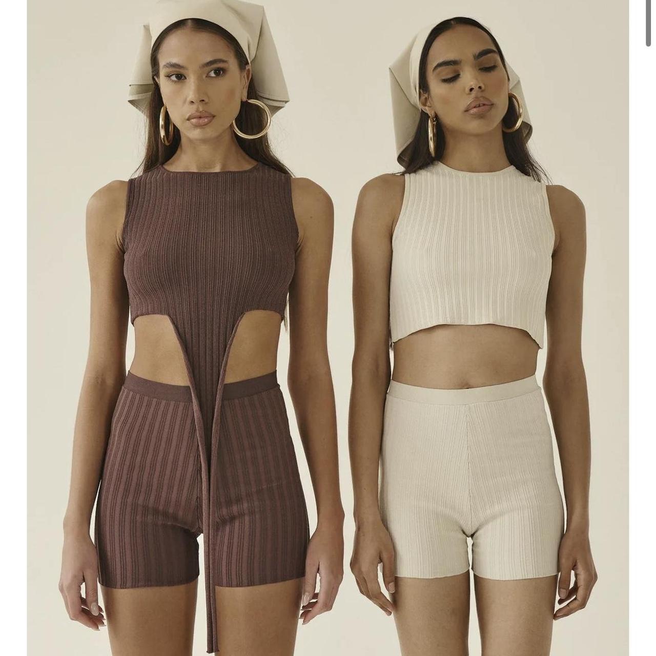 Sisters And Seekers Colt Bandage Crop Top & Shorts... Depop
