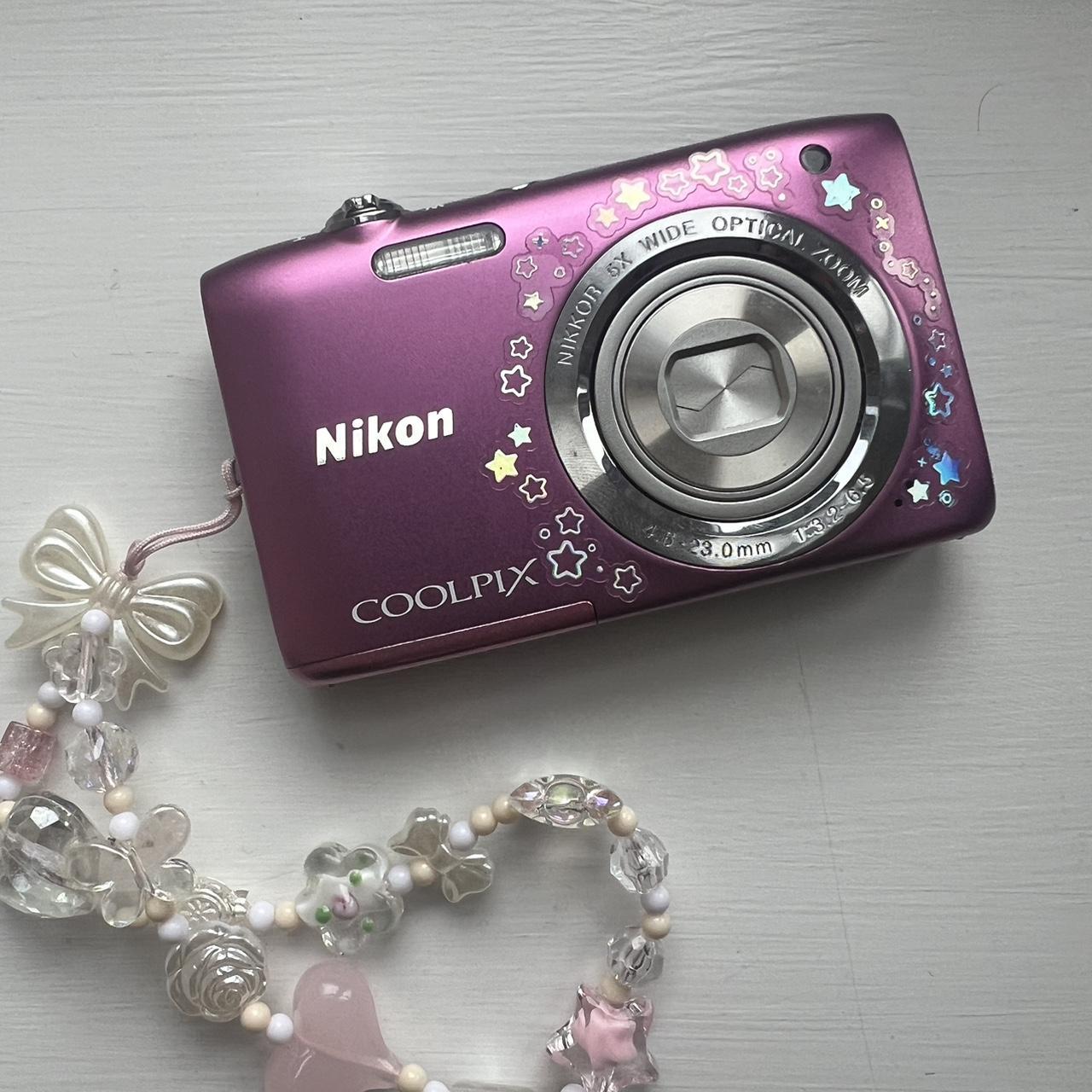 Nikon COOLPIX pink coquette camera Message before... - Depop