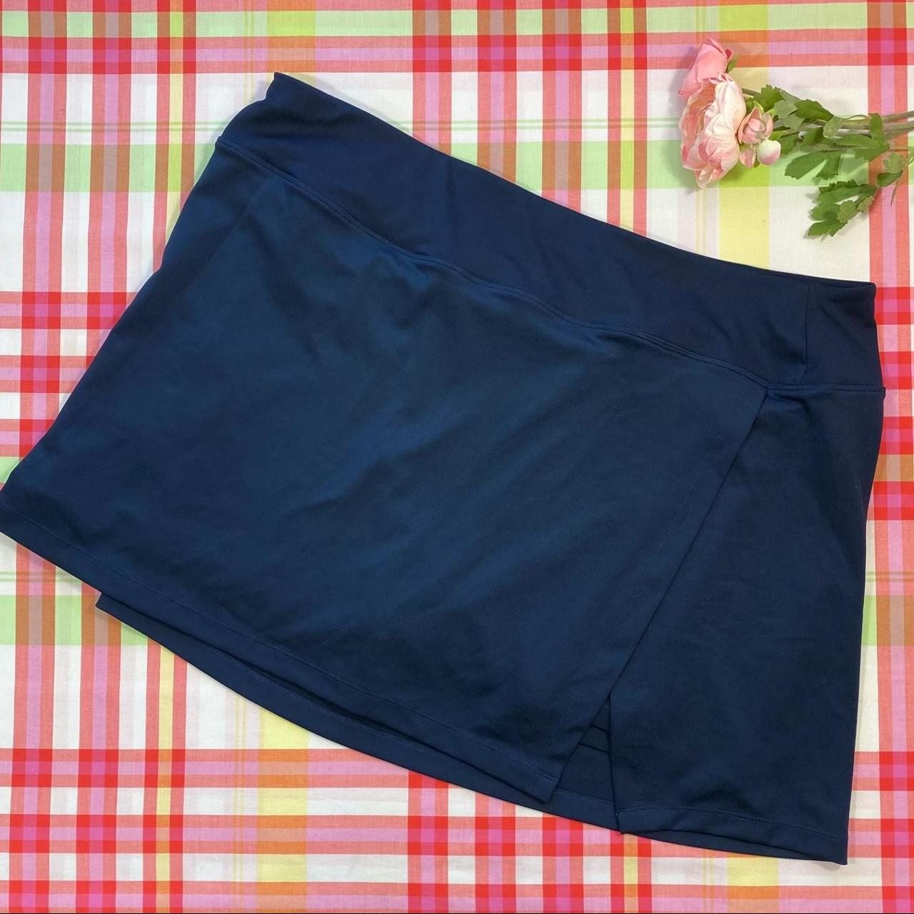 ASOS Curve Women's Navy Skirt | Depop