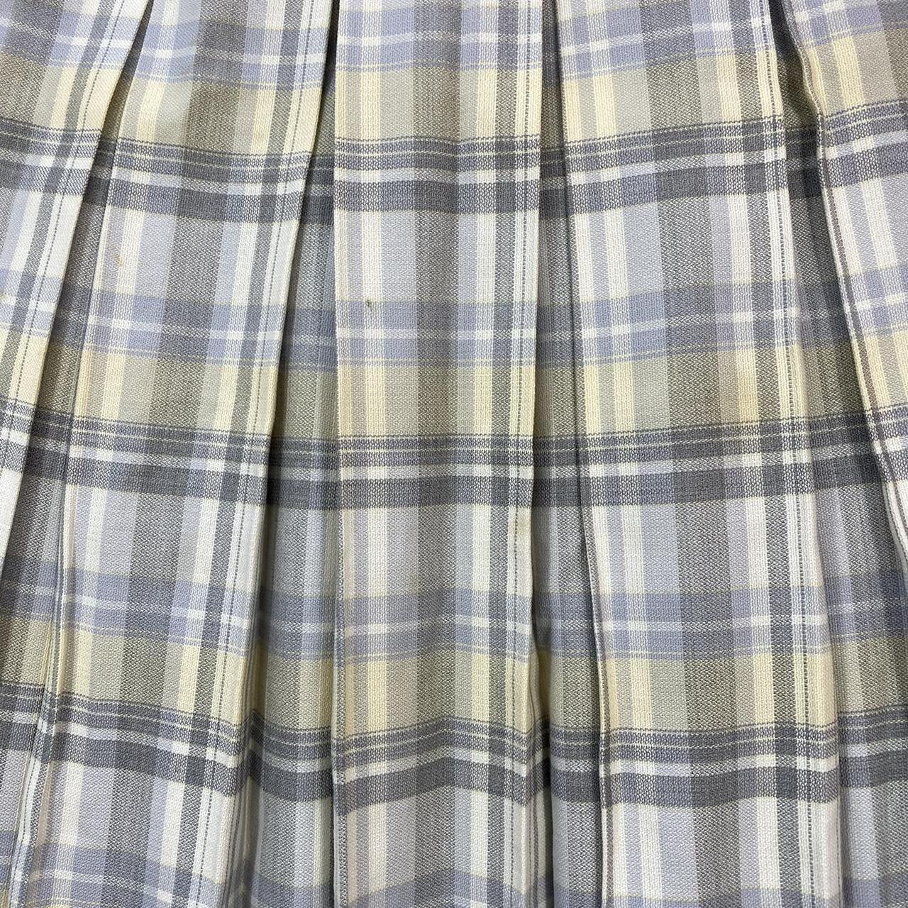 80s Vintage Fletcher Jones Tartan Midi Skirt No... Depop