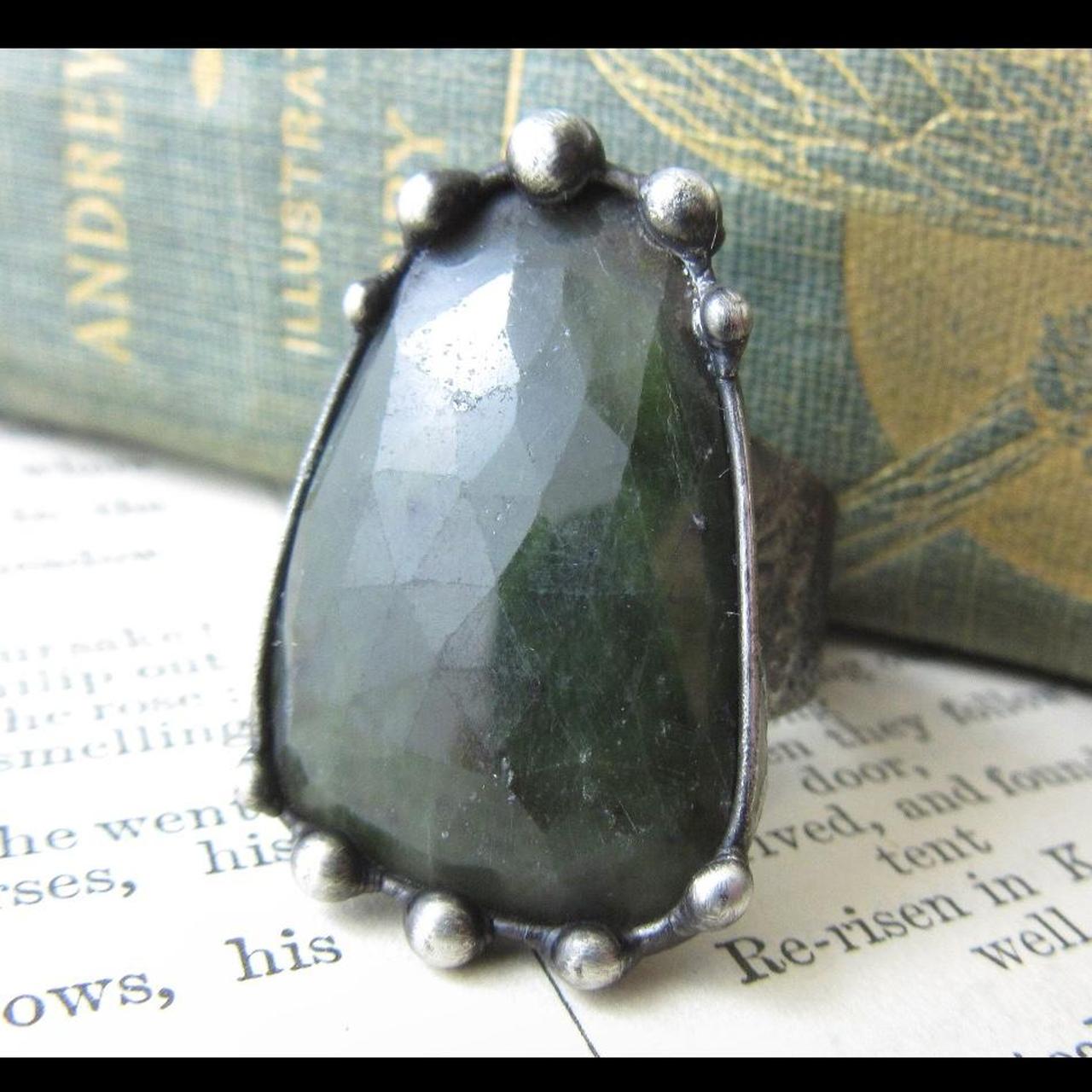 Source Unknown Women's Ring - Silver/Multi – Adju… - image 2