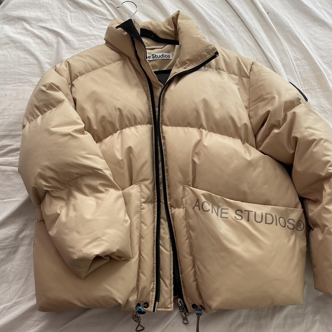 Acne studios puffer jacket Labelled eu 44, fits... - Depop