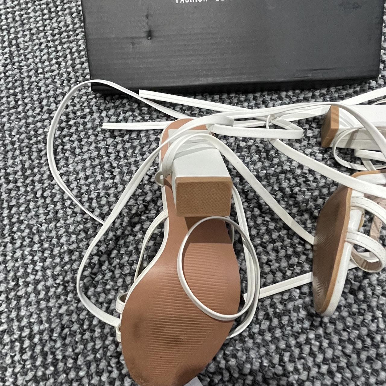 plt white heels