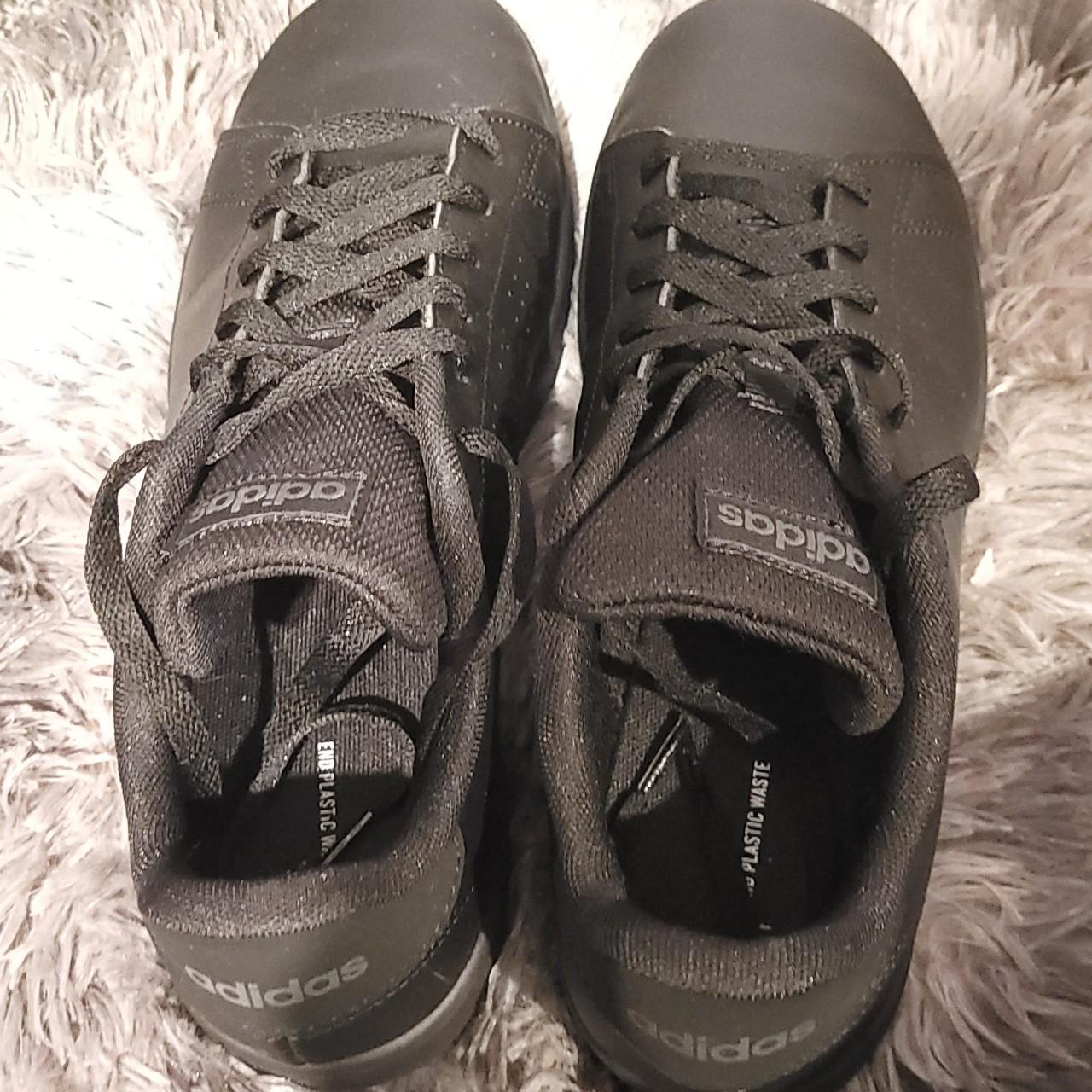 Black adidas trainers ♡ They have only been worn  Depop 