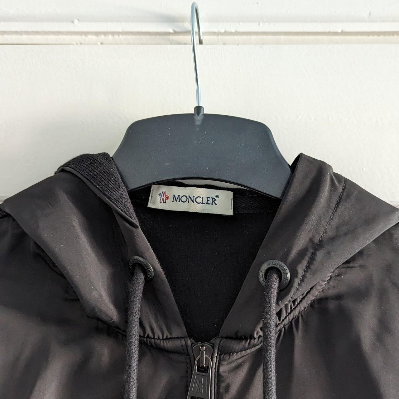 Moncler Jacket, Black size Medium. Perfect condition. - Depop