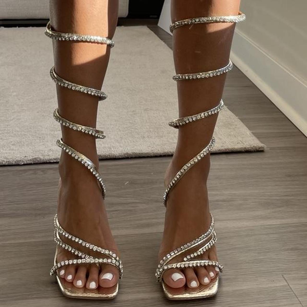 simmi white heels