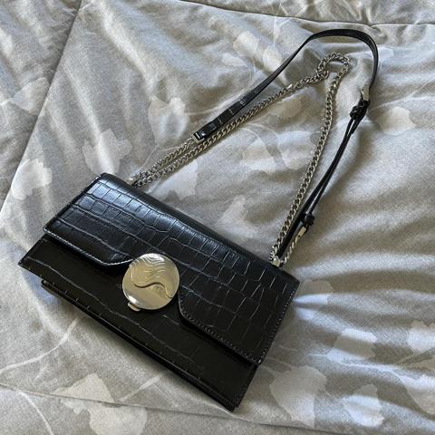 Jade Chain Bag - Black Croc Online Shopping - JW Pei