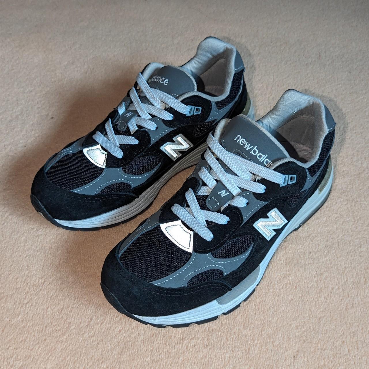 New Balance Black Grey 992 Made Depop
