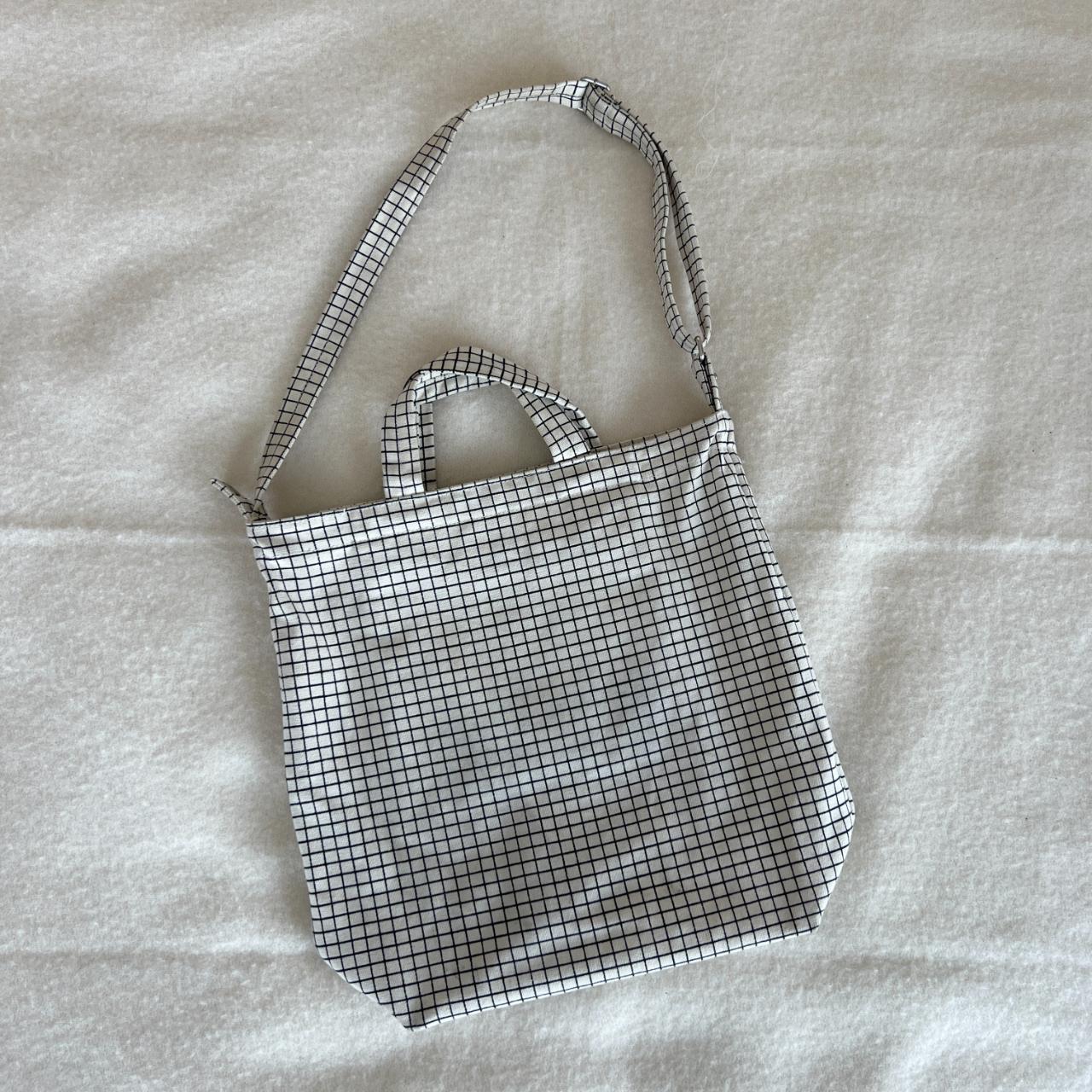 Baggu duck bag online natural grid