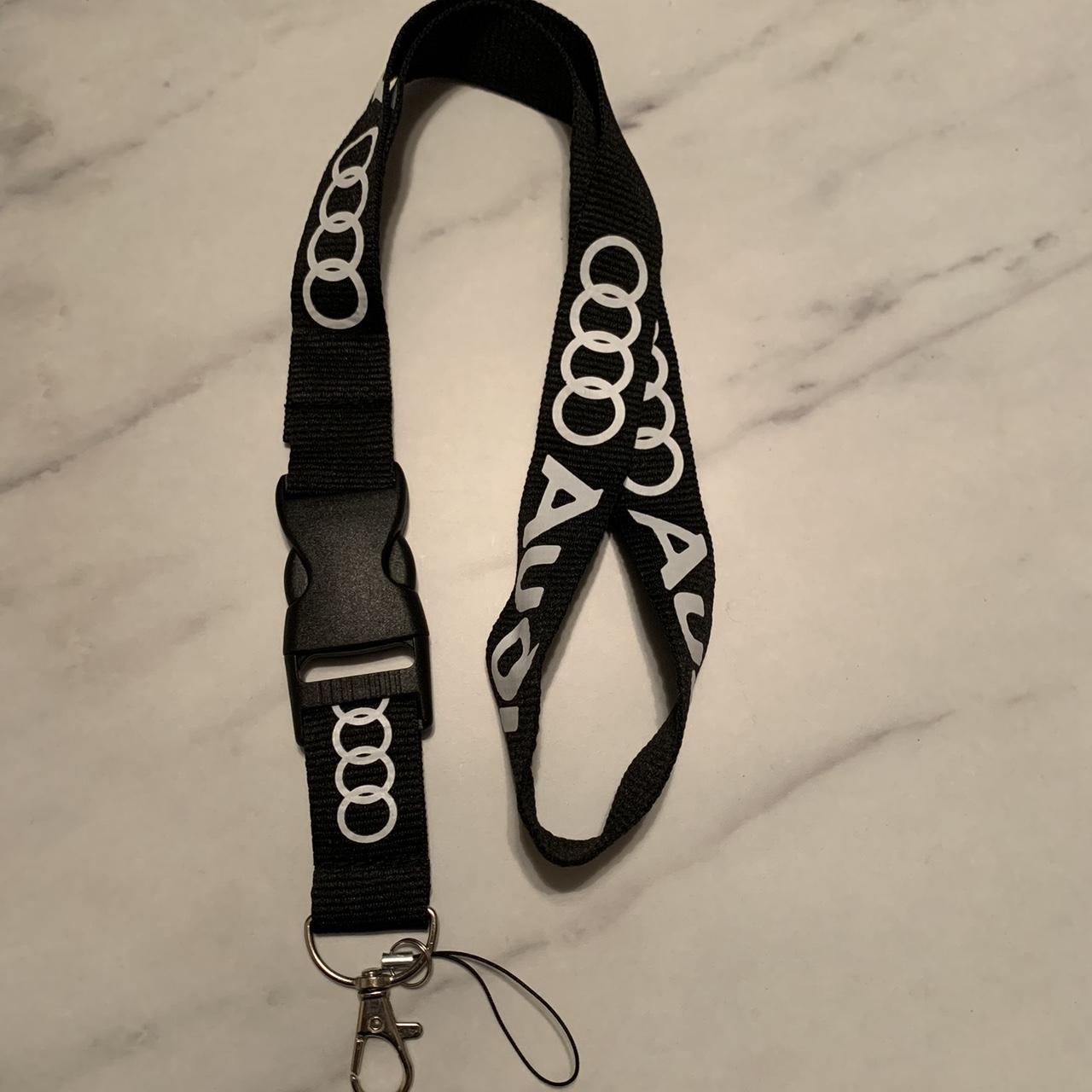 Black Audi Detachable Lanyard Keychain New Depop