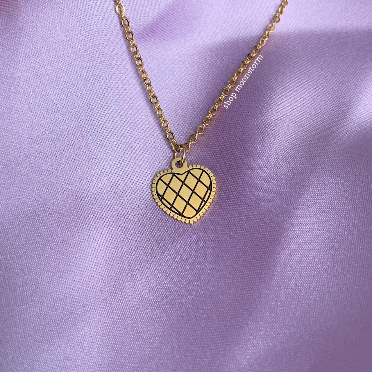 NEW gold teddy bear + heart necklace set 🧸 This set... Depop