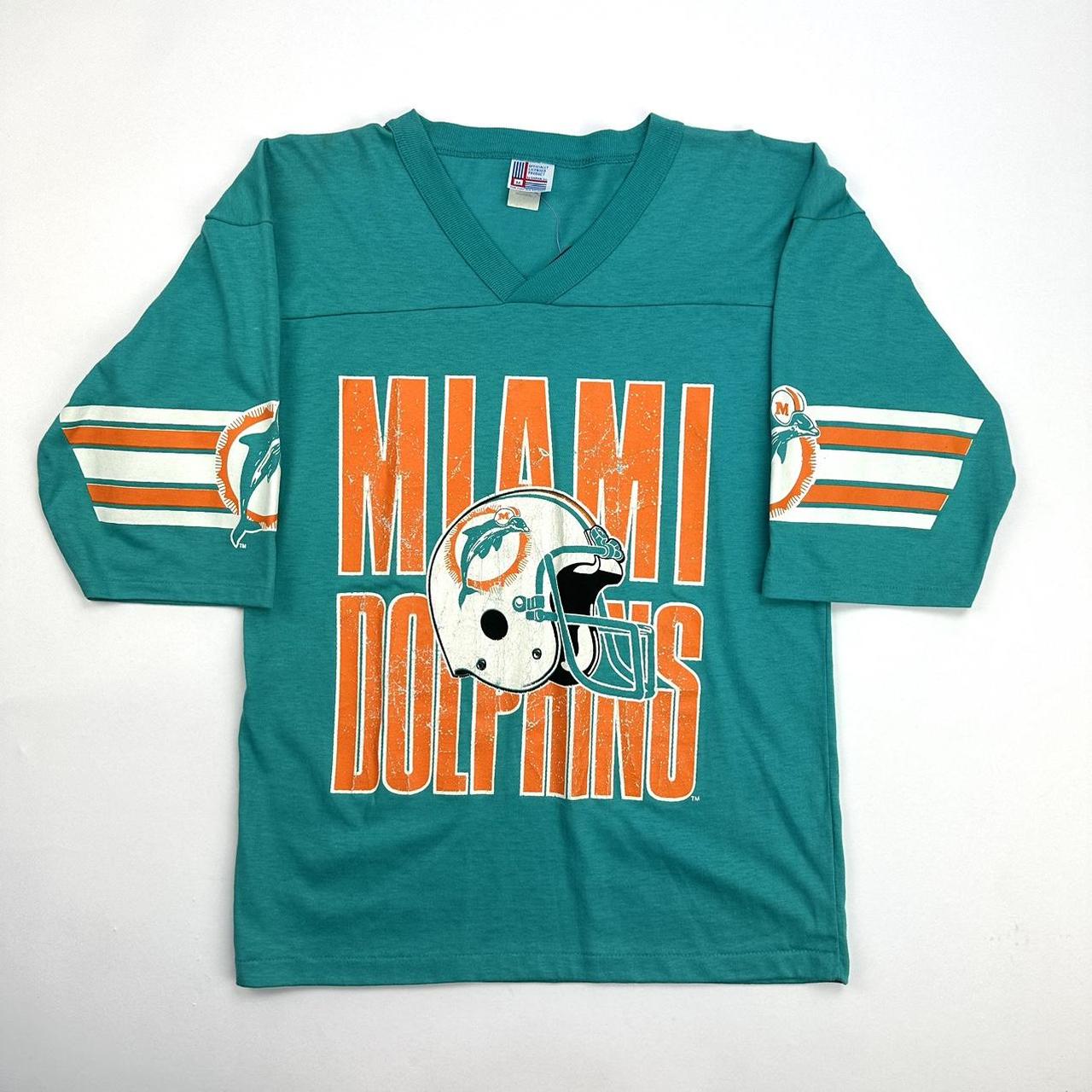 Garan, Shirts, Vintage Single Stitch Miami Dolphins Graphic Tee Tshirt  Size Medium