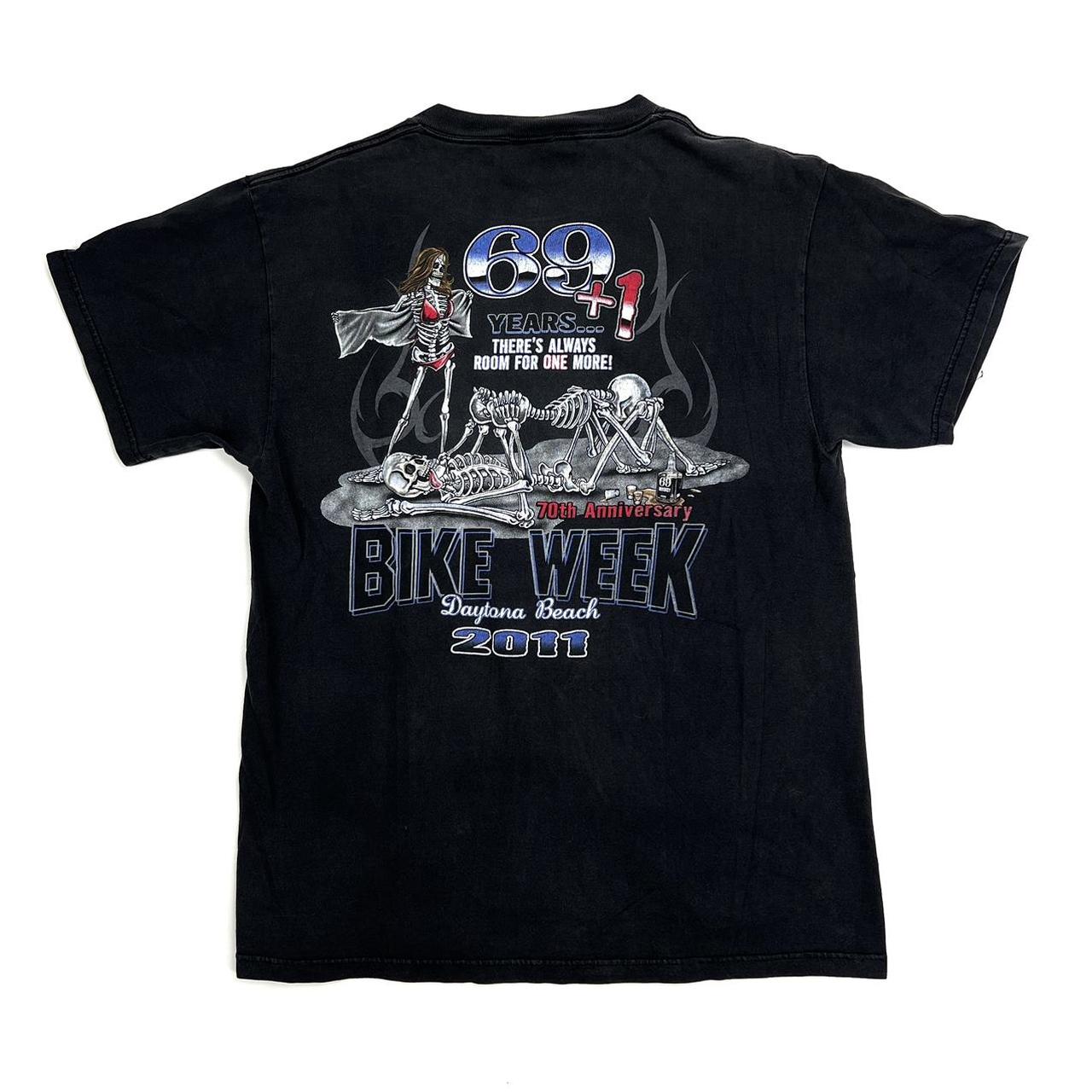 2011 Daytona Beach Bike week skeletons 69 T-shirt |...