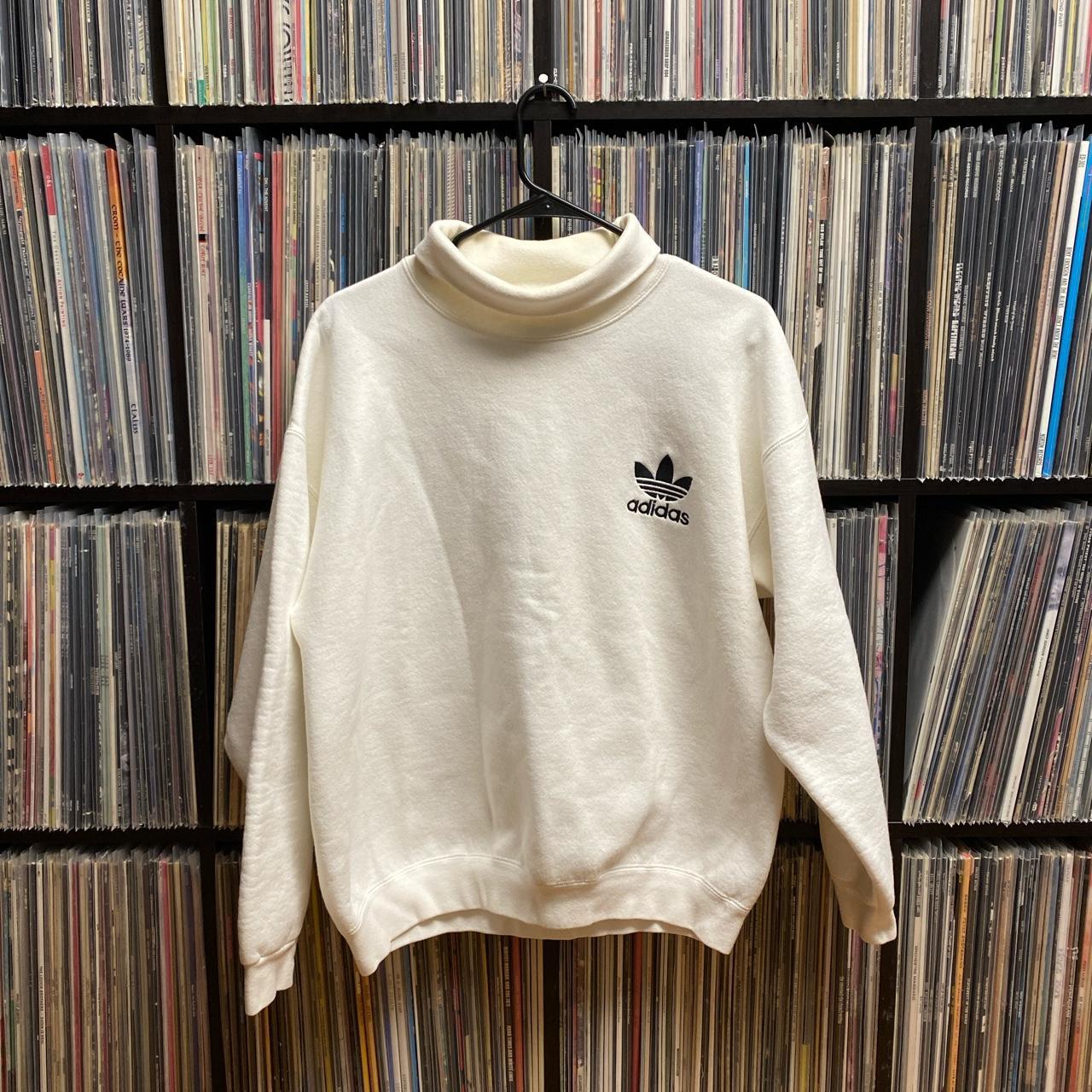 ADIDAS MOCK TURTLENECK Vintage Adidas mock... Depop