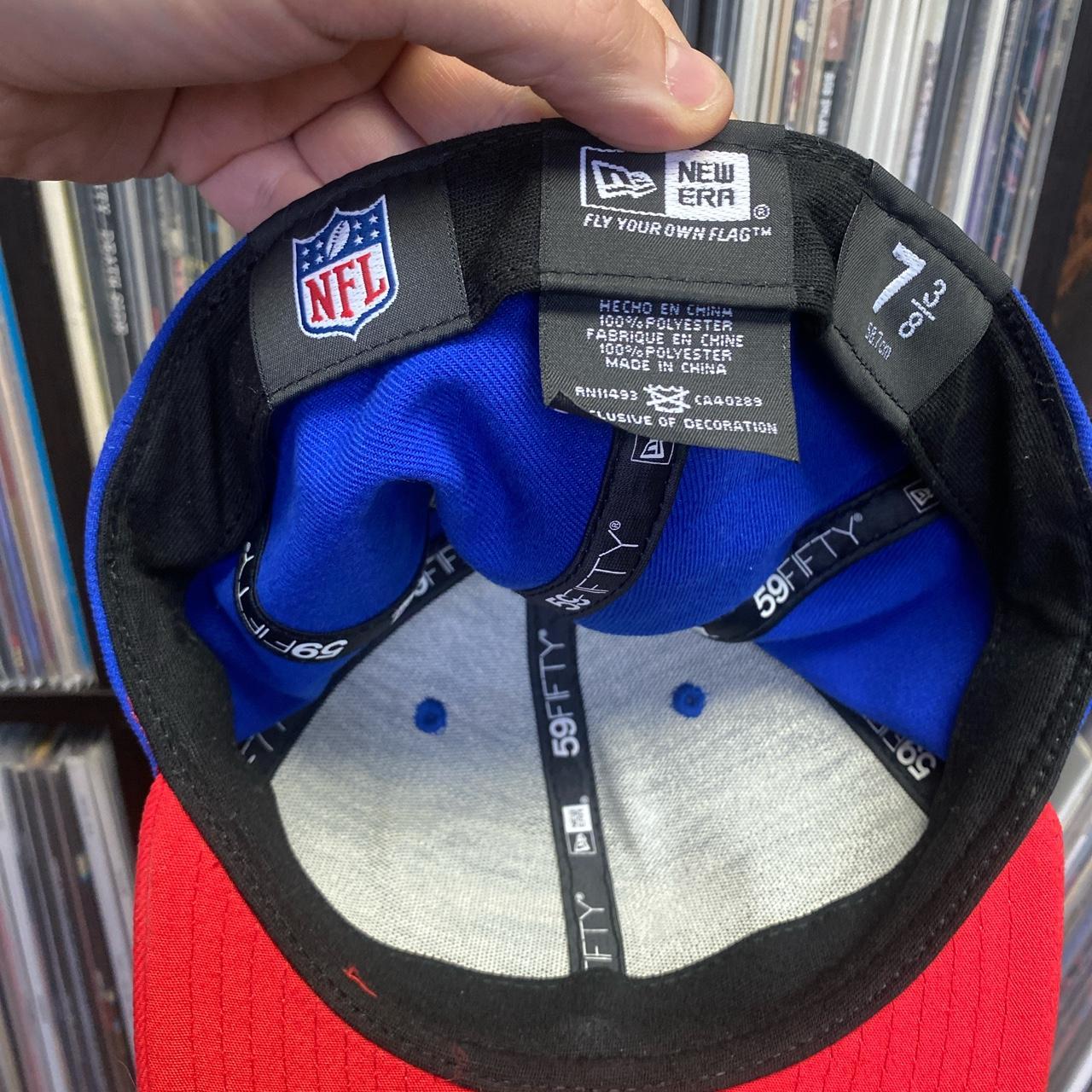 Vintage New Era NFL Buffalo Bills Fitted Hat Size: - Depop