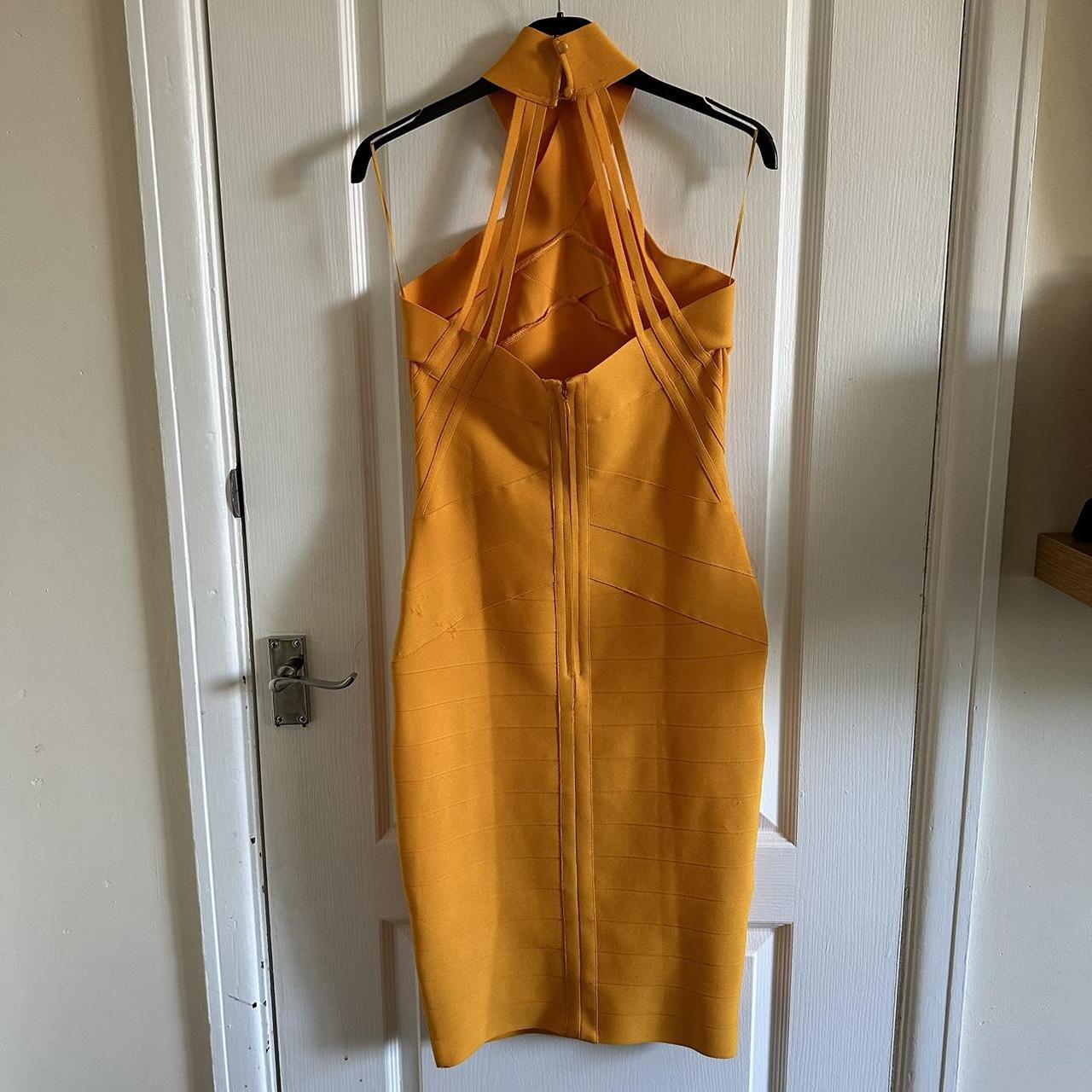 Lipsy mustard shop dress