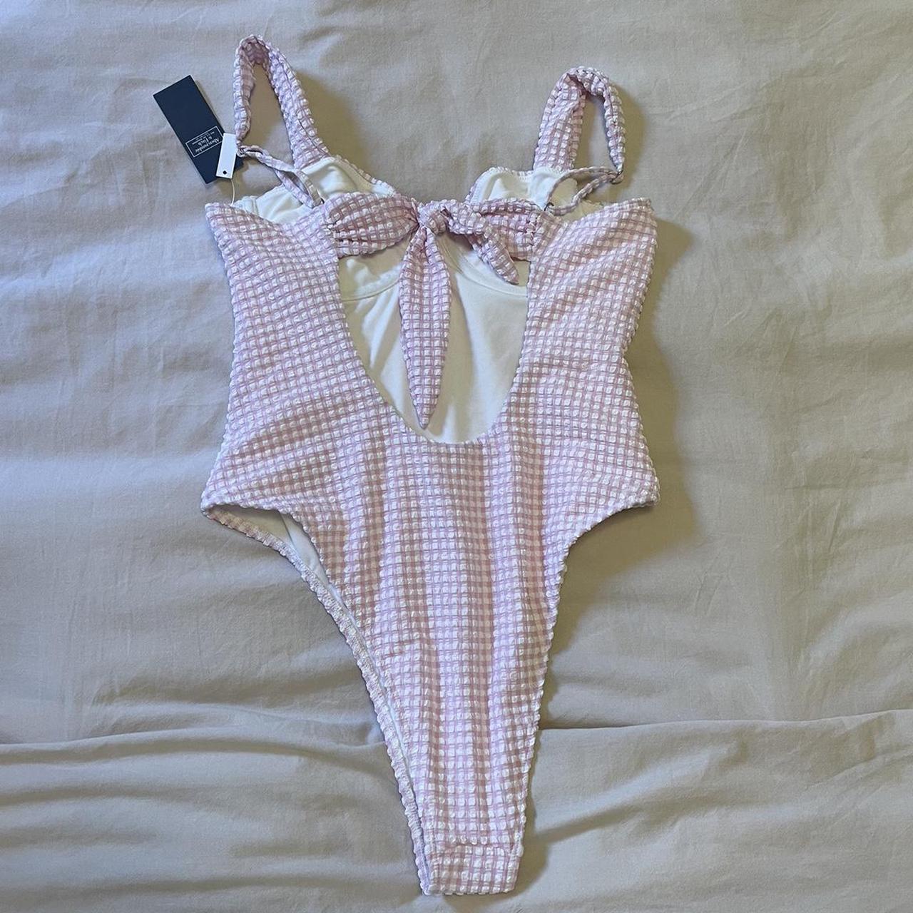 open back one piece from Abercrombie. It’s a light... Depop