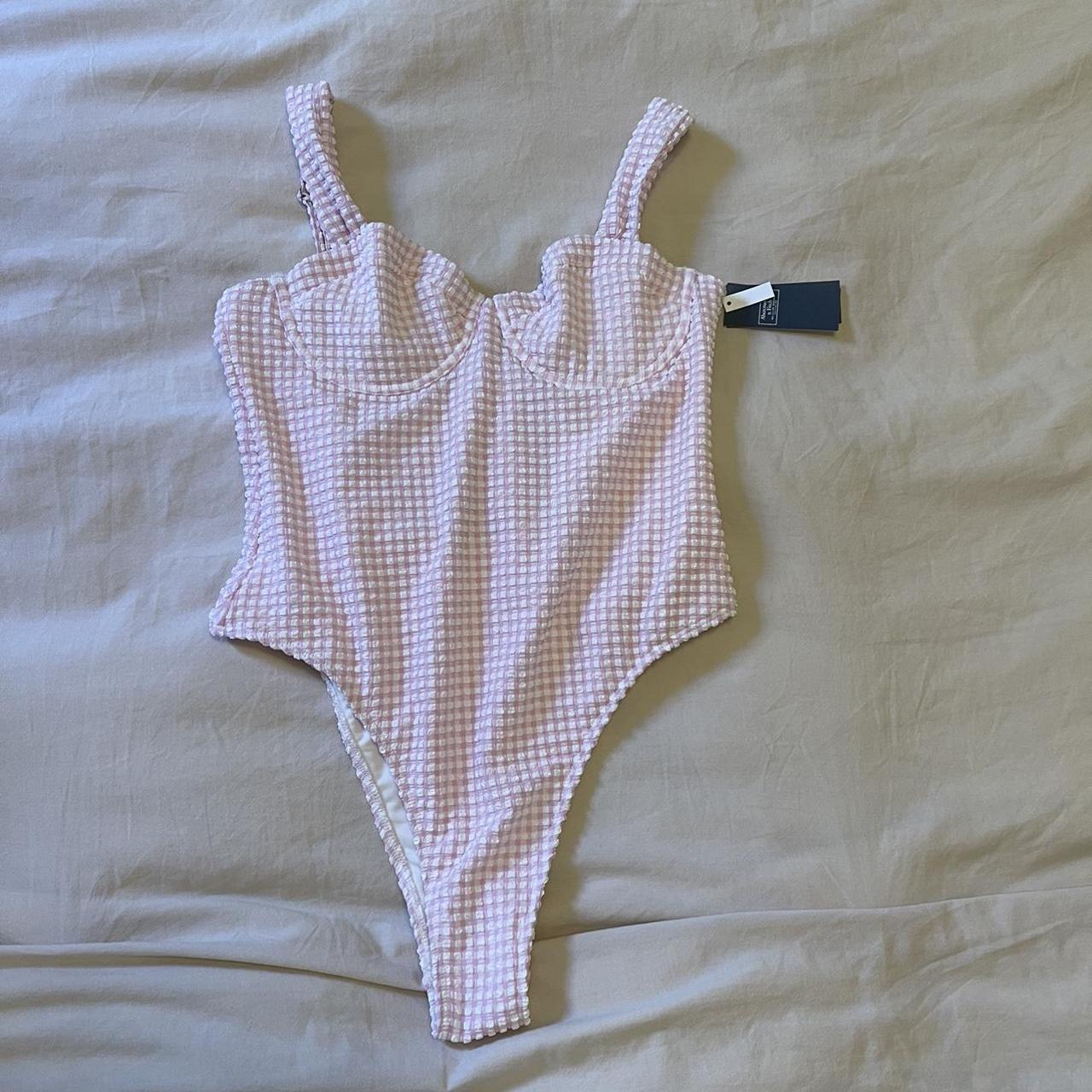 open back one piece from Abercrombie. It’s a light... Depop