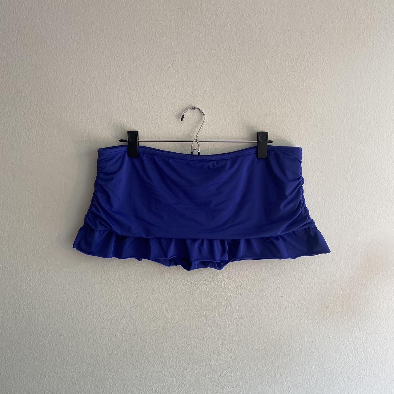 beautiful blue kenneth cole micro swim skirt has an. Depop