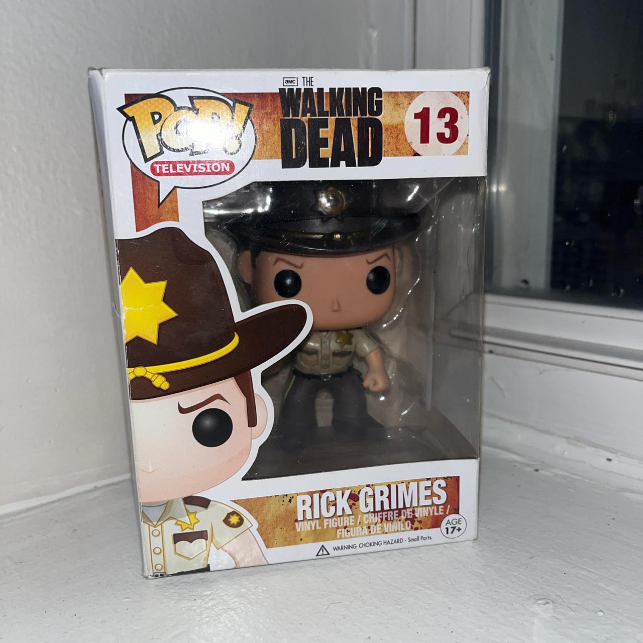 Rick Grimes Funko Pop from the Walking Dead, 13 In... - Depop