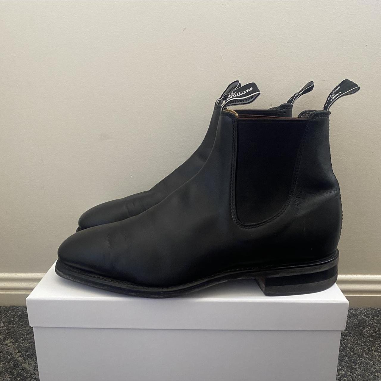 RM WILLIAMS BLACK BOOTS Size men’s 8F Size women’s... - Depop