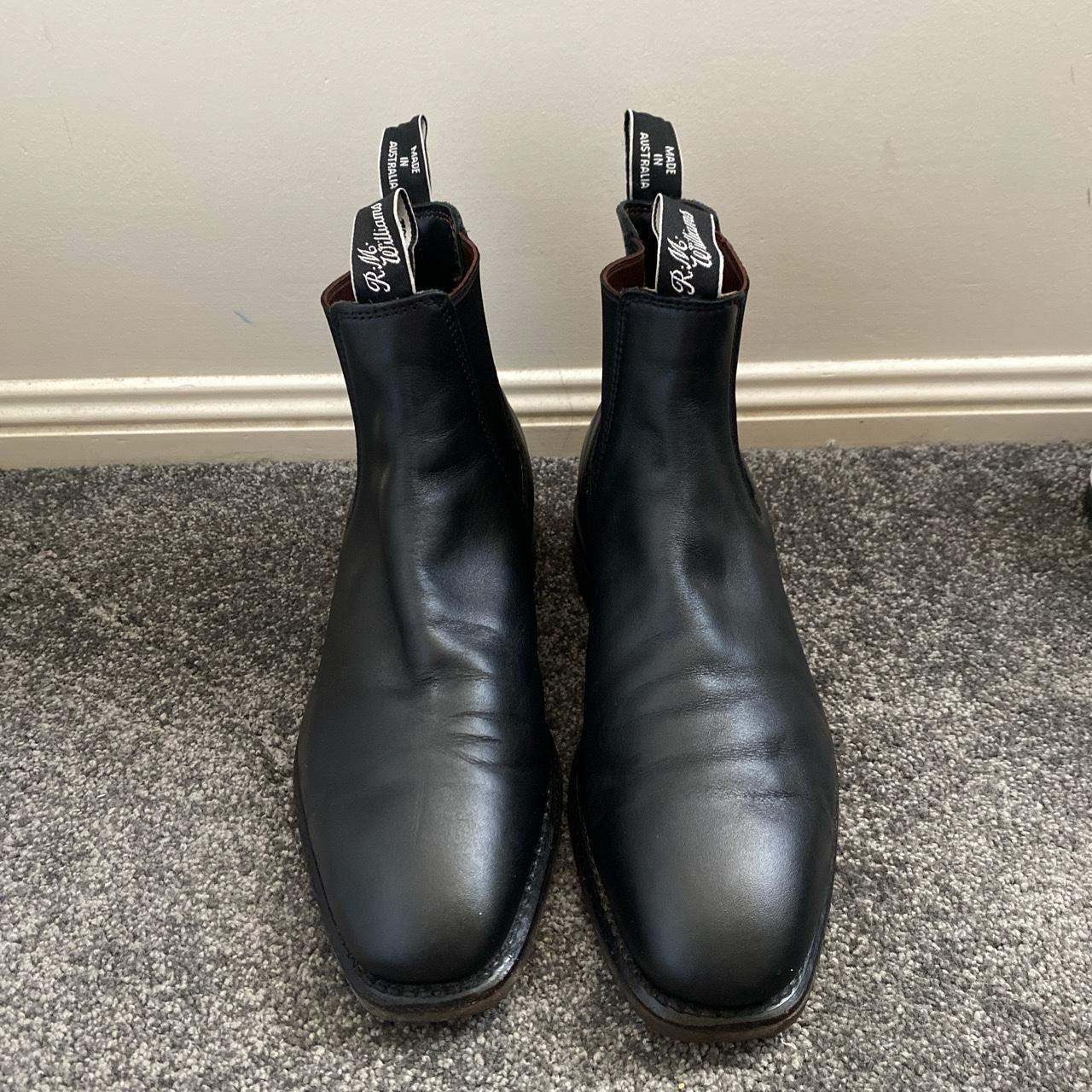 RM WILLIAMS BLACK BOOTS Size men’s 8F Size women’s... - Depop