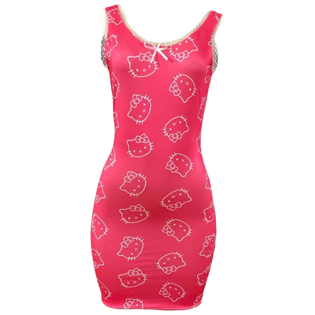 Hello Kitty Womens Dress Depop 