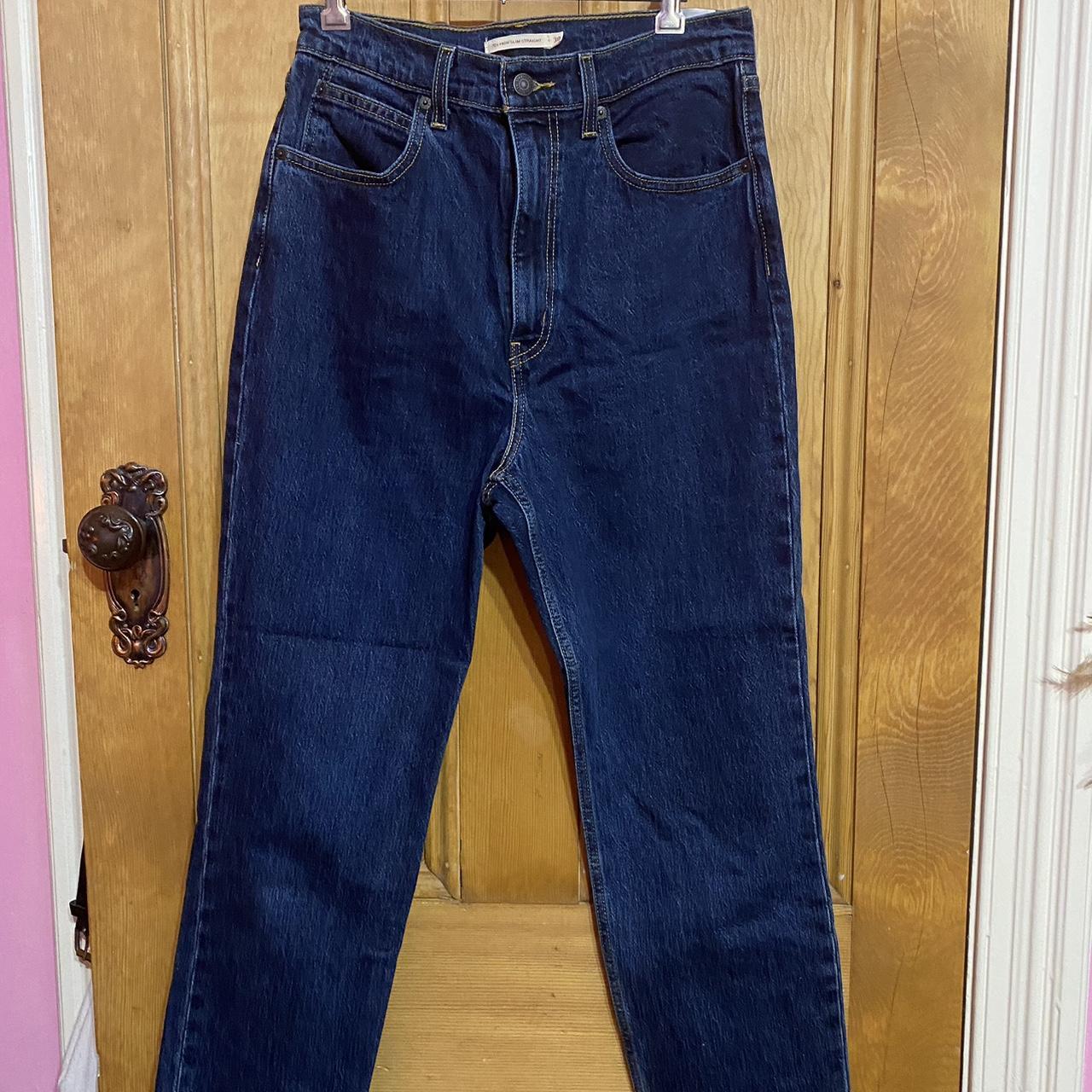 Levi’s dark denim wash 30” waist (size12) 70s high... - Depop